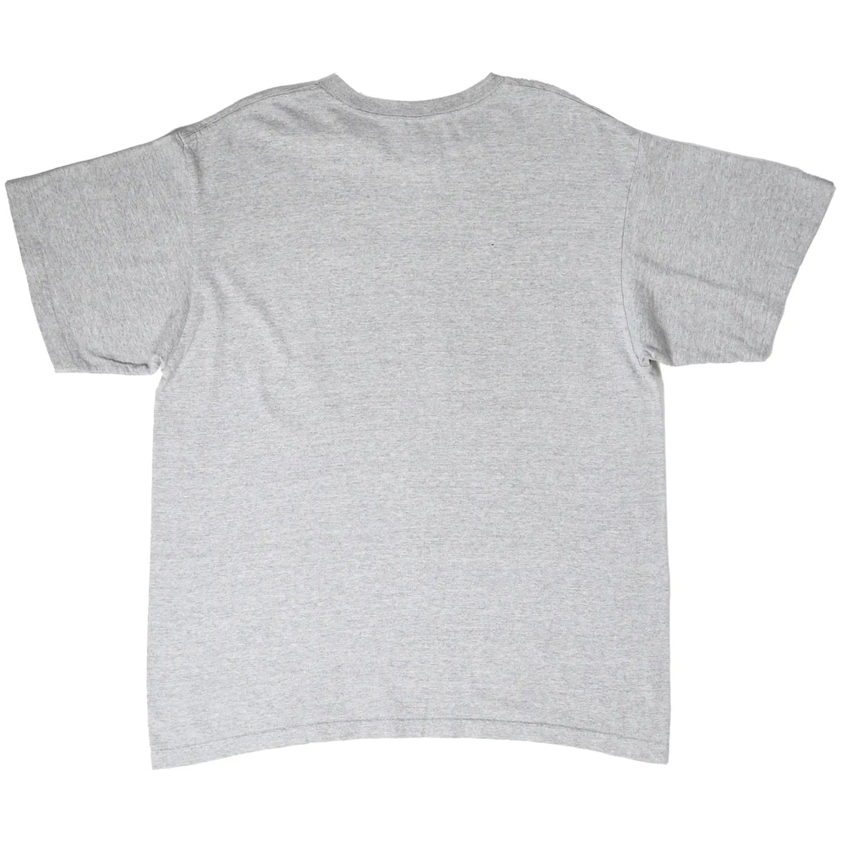 Back of grey Tommy Jeans short-sleeve T-shirt with a plain design
