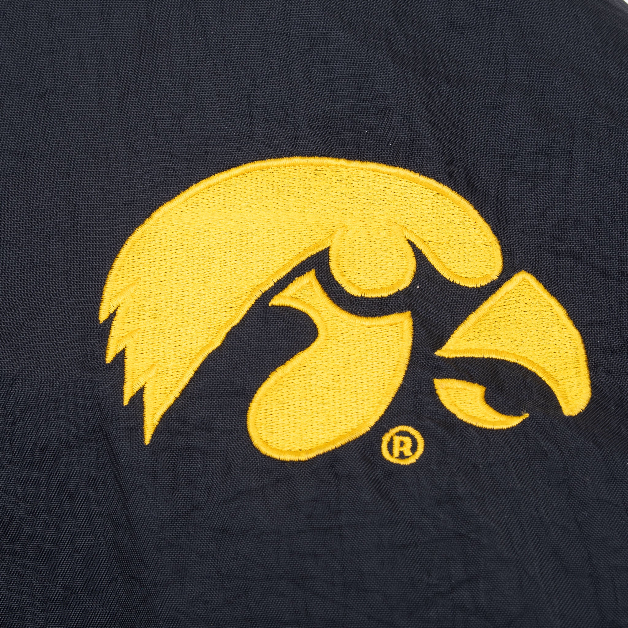 Vintage Ncaa Iowa Hawkeyes Starter Heavy Windbreaker Jacket 1990S Size Large