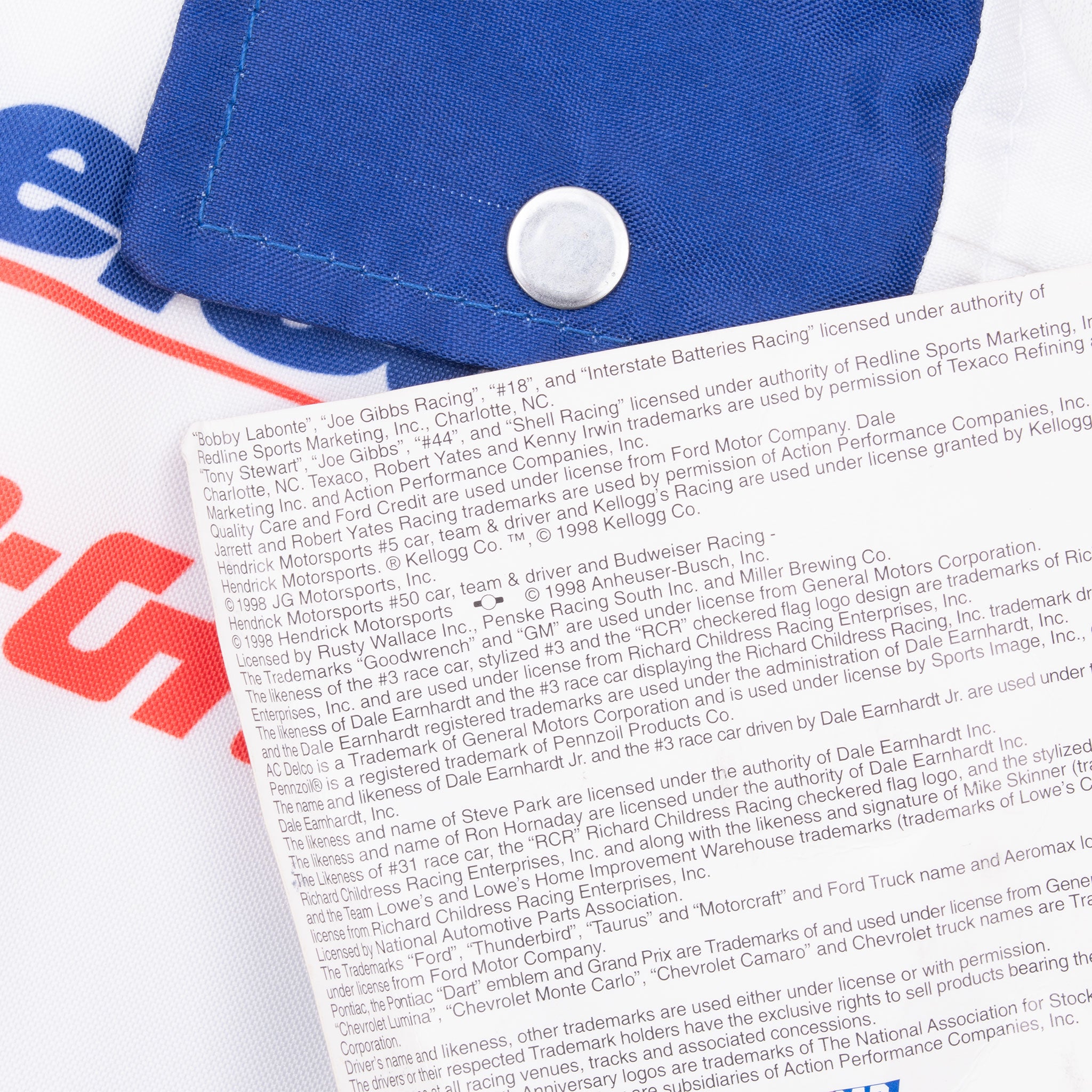 Vintage Nascar Dale Earnhardt Jr Windbreaker Jacket 1998 Size Large Made In USA Deadstock