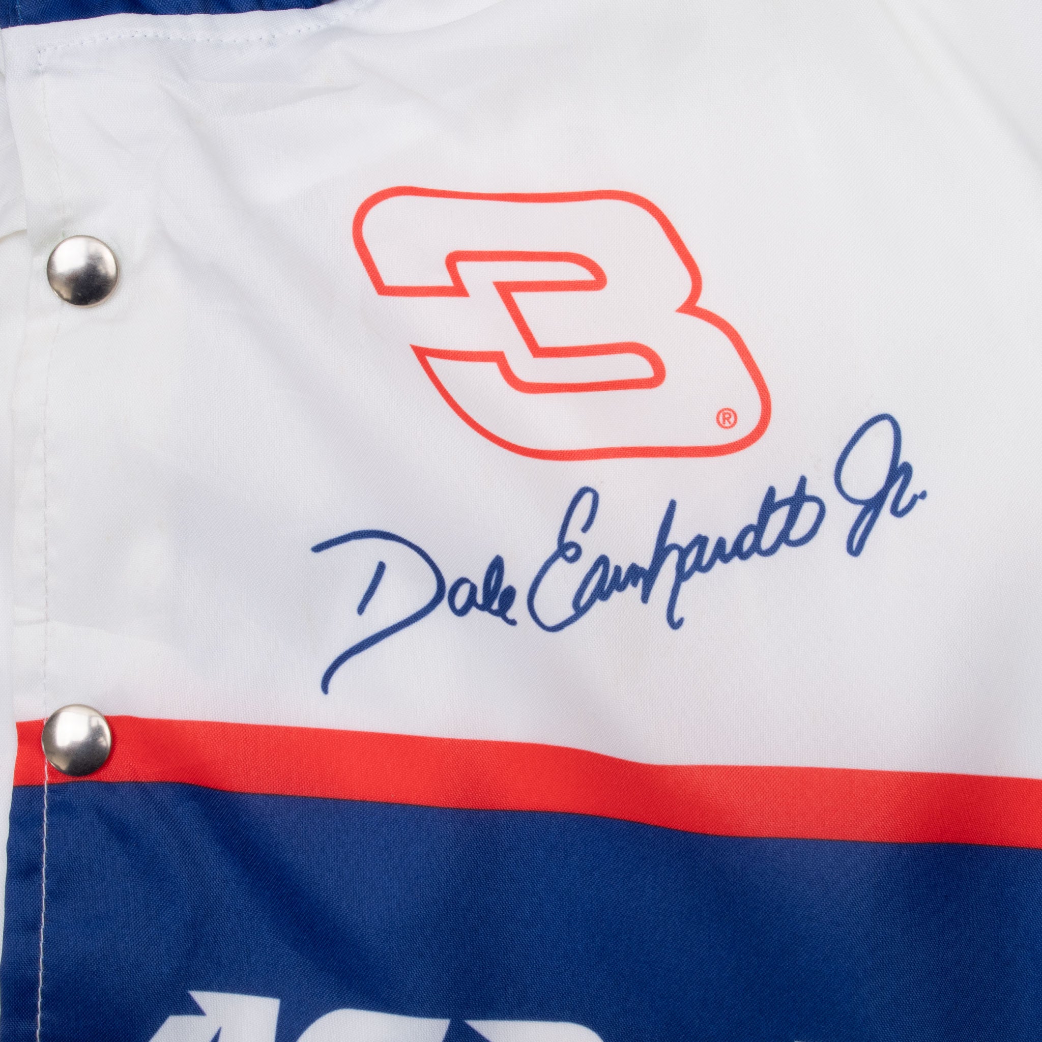Vintage Nascar Dale Earnhardt Jr Windbreaker Jacket 1998 Size Large Made In USA Deadstock