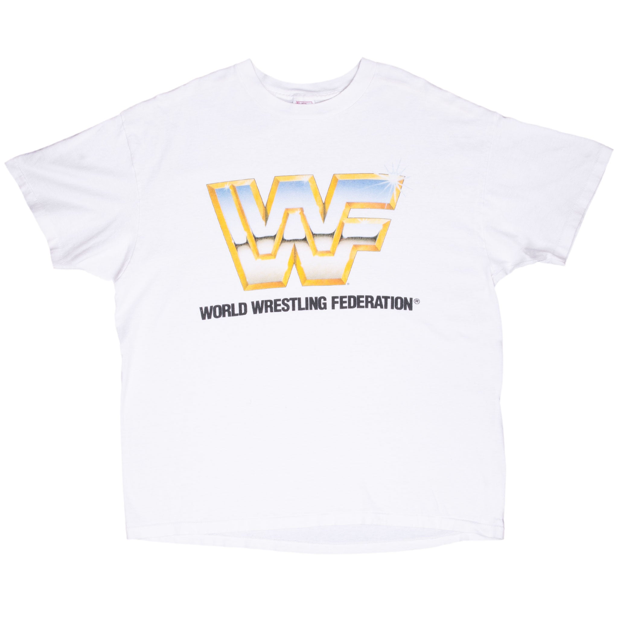 Vintage Wwf World Wrestling Federation Tee Shirt 1990S Size XL Made In Usa With Single Stitch Sleeves