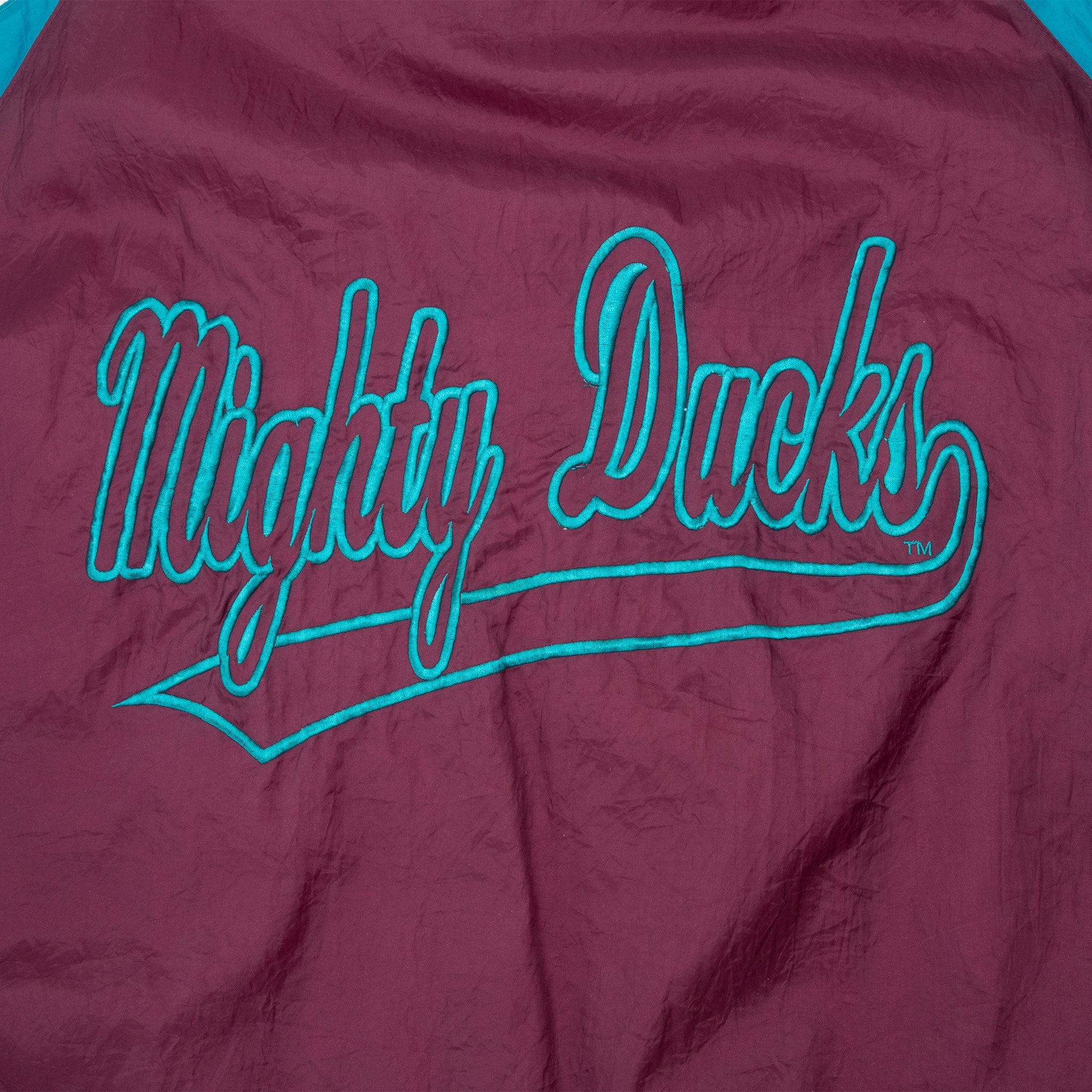 Vintage Nhl Anaheim Mighty Ducks Windbreaker Jacket 1990S Size Large