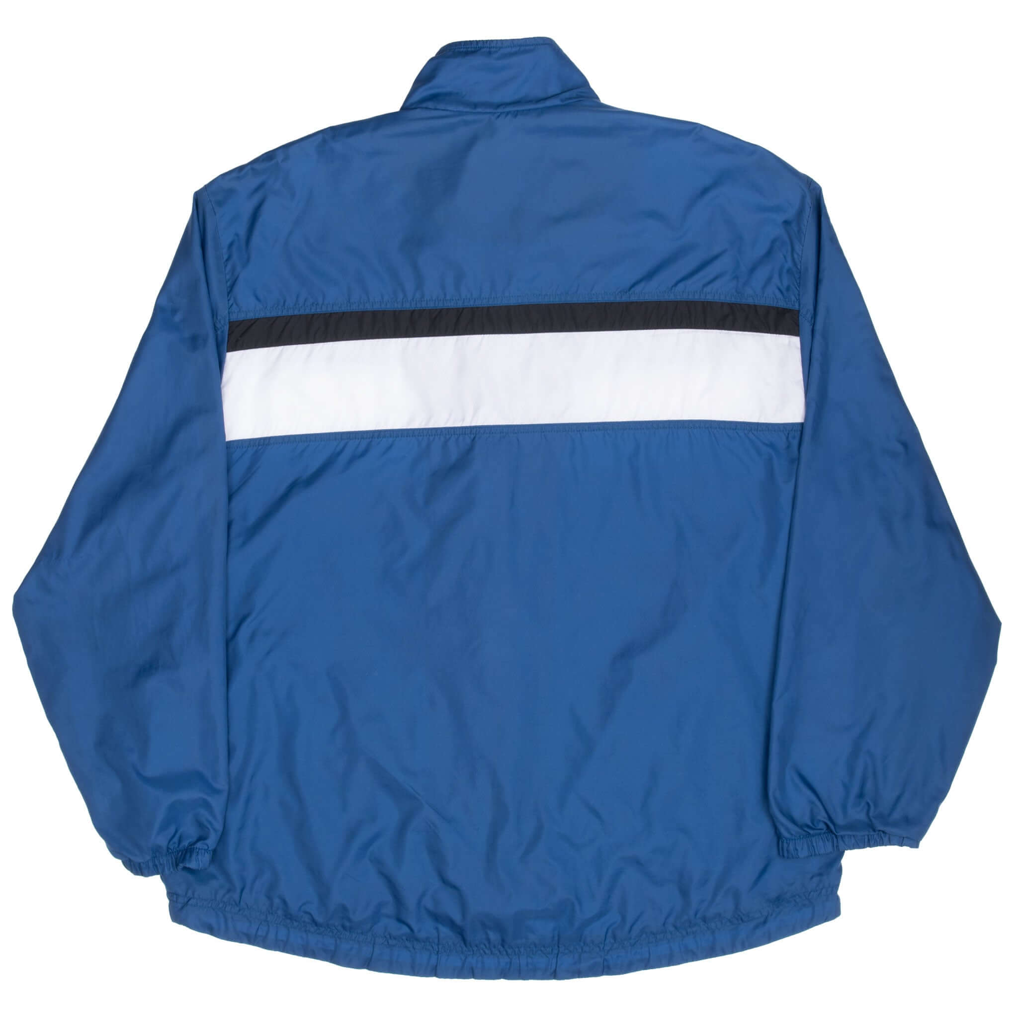 Vintage Nike Classic Swoosh Blue Windbreaker Jacket 1990S Size XL