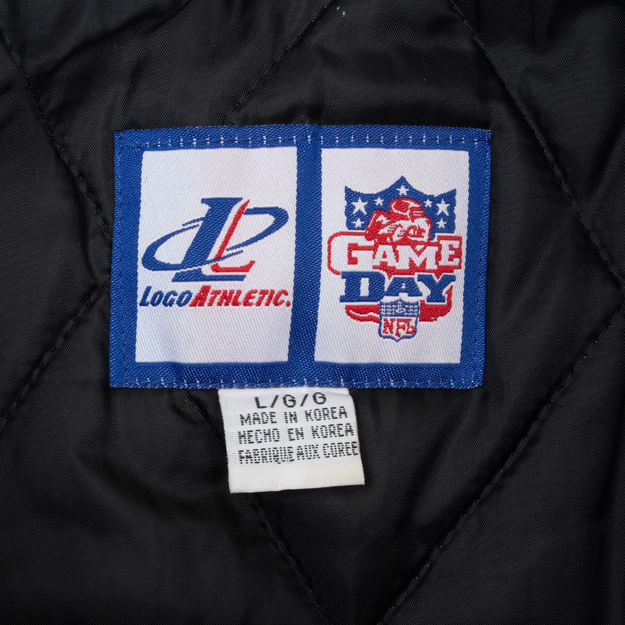 Vintage Nfl New York Jets Heavy Windbreaker Coat Jacket 1990S Size Large