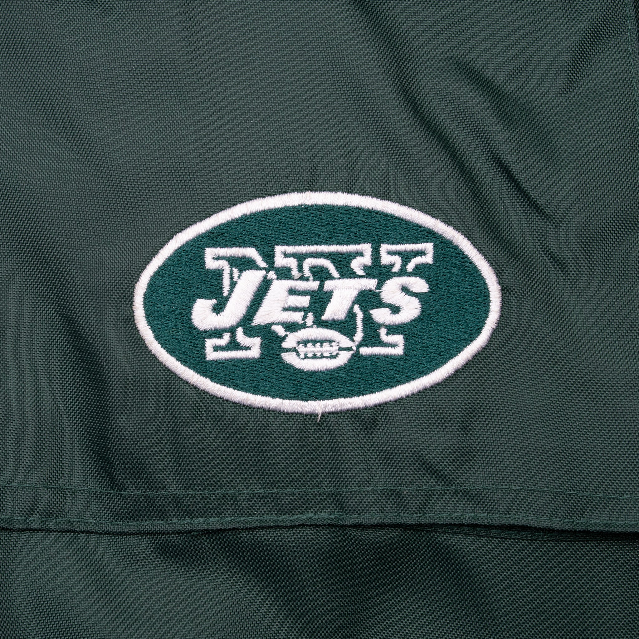 Vintage Nfl New York Jets Heavy Windbreaker Coat Jacket 1990S Size Large