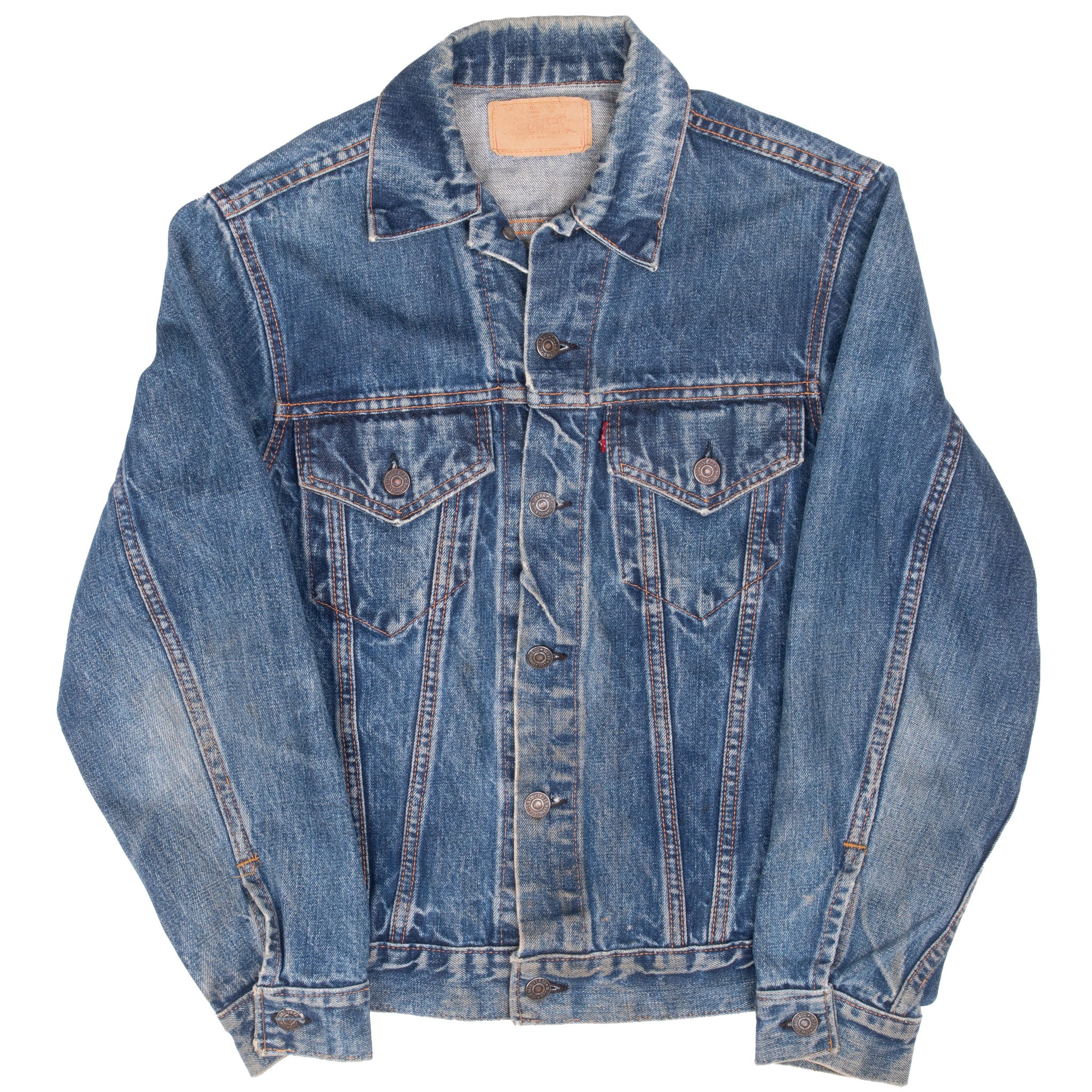 Vintage Levis Type 3 Denim Jacket Single Stitch Big E Size 36 1970S Made In Usa