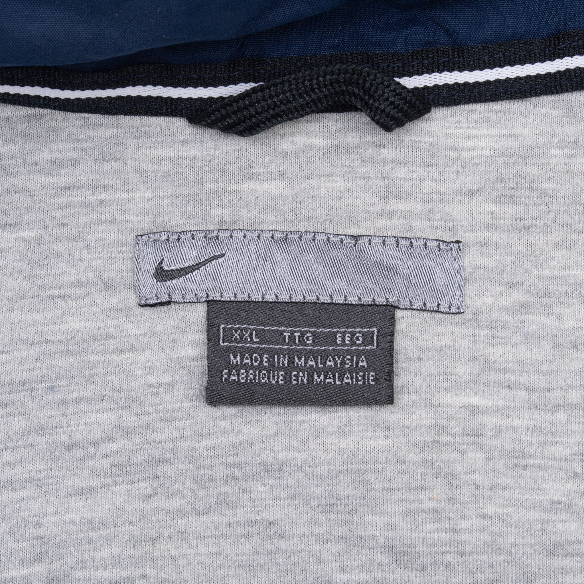 Vintage Nike Navy Blue Windbreaker Jacket 2000S Size 2XL