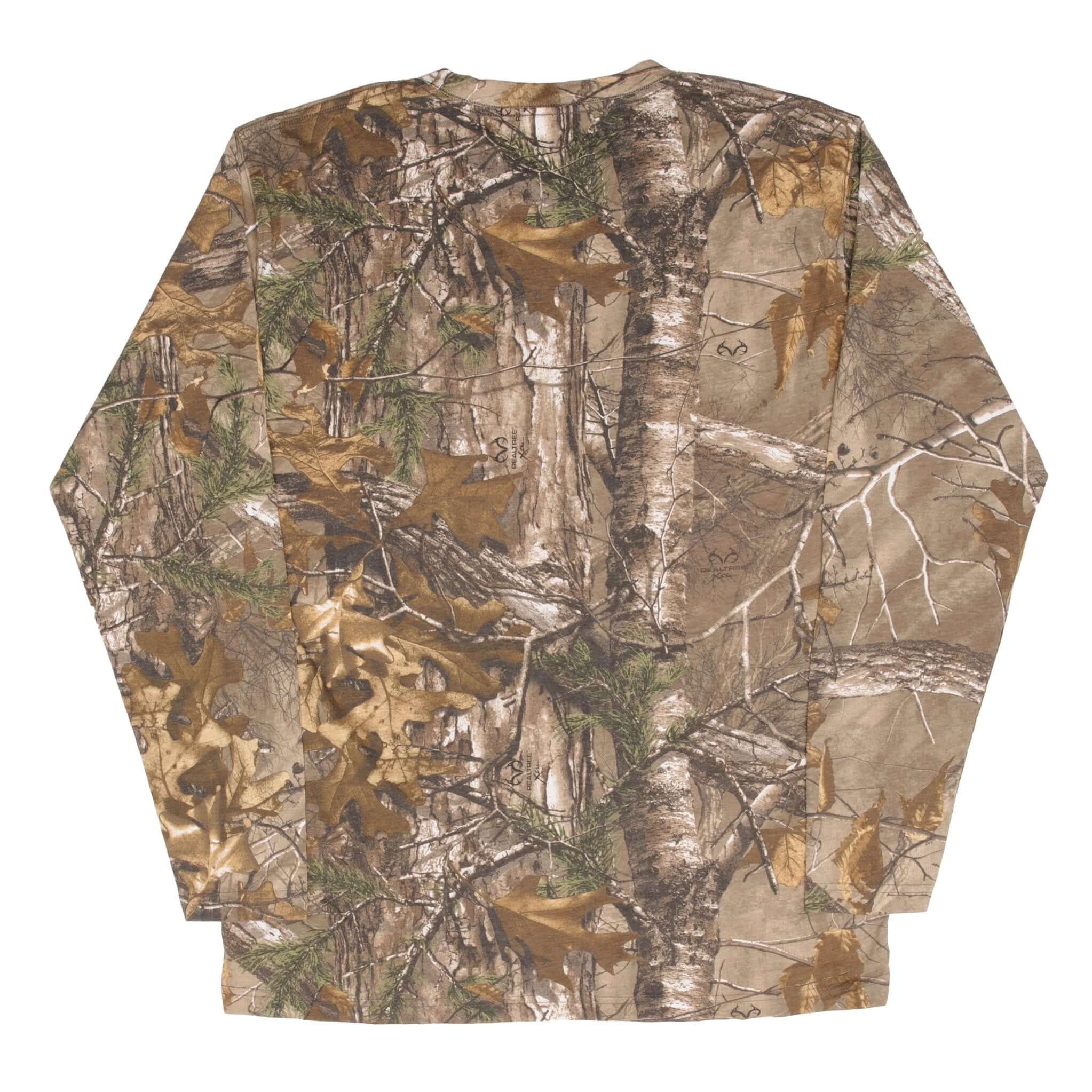 Vintage Hunting Realtree Xtra Camo Long Sleeve Tee Shirt Size XL