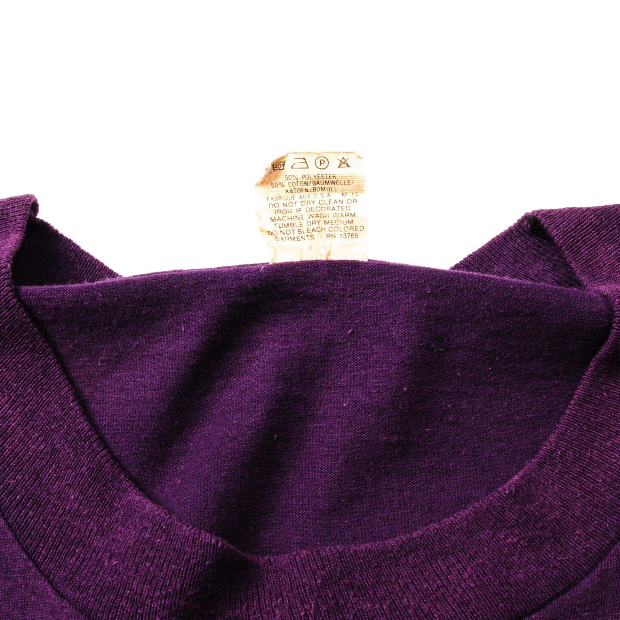 VINTAGE NBA LA LAKERS TEE SHIRT 1980S SIZE LARGE MADE IN USA