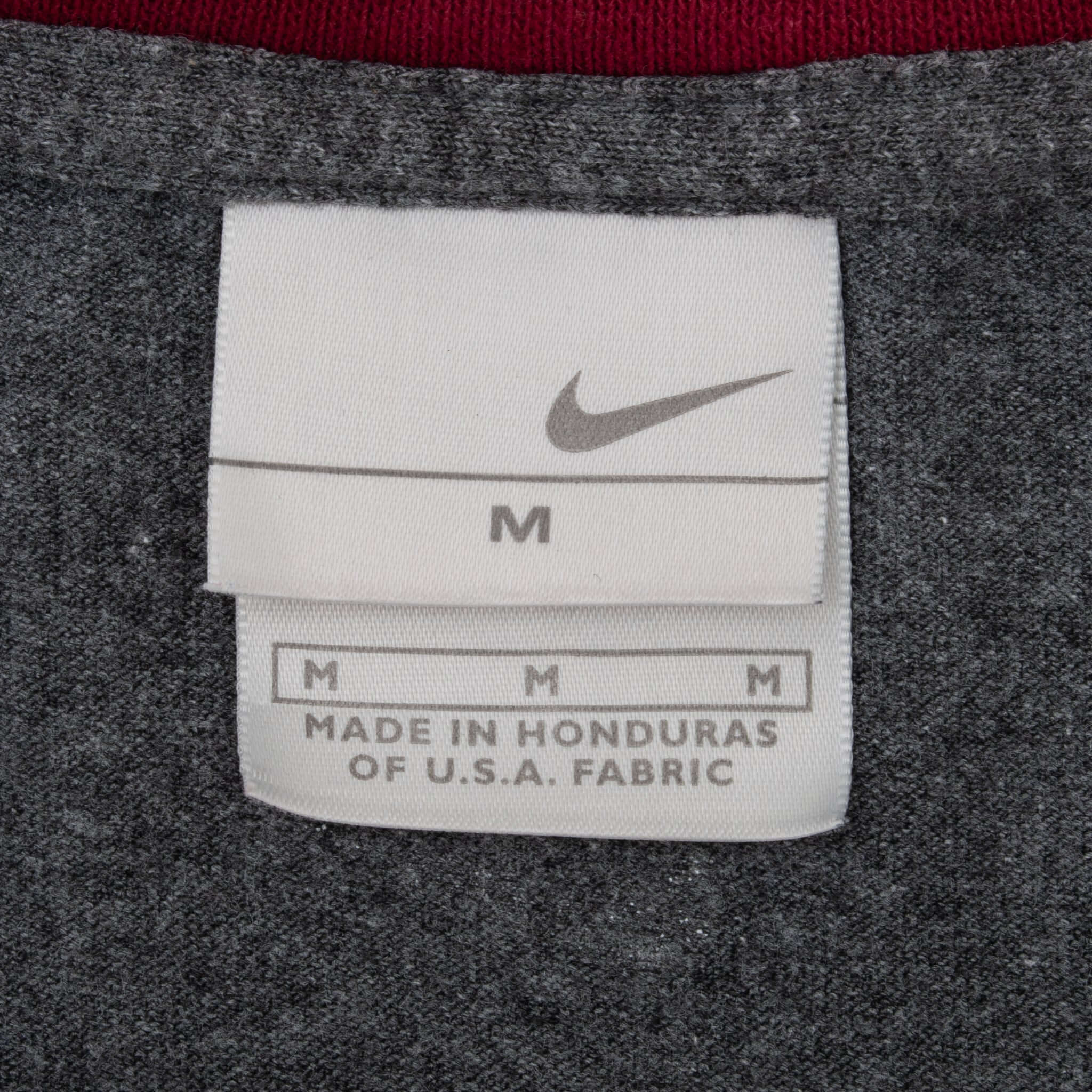 Vintage Nike Athletics Grey Tee Shirt 2000S Size Medium