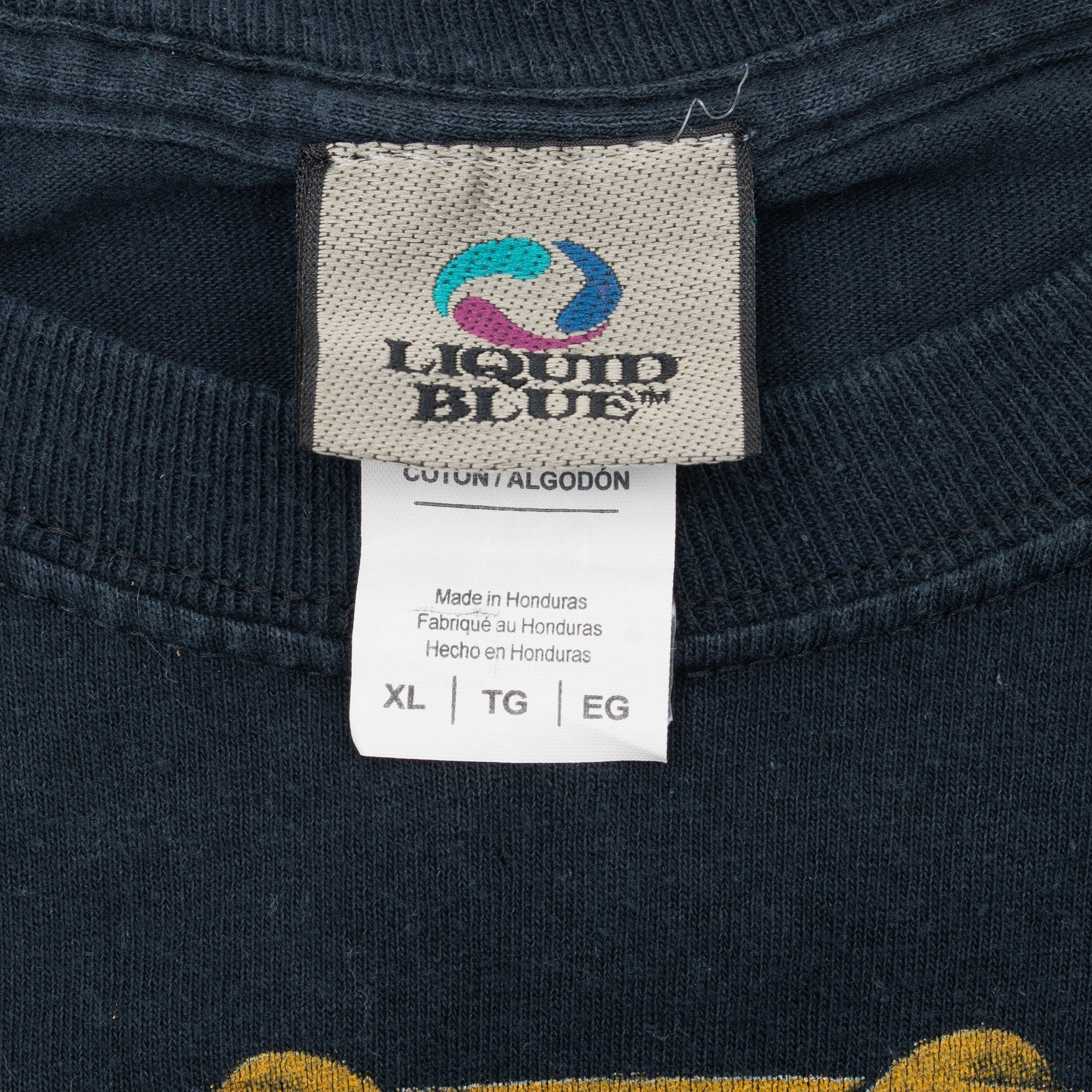 Vintage Grateful Dead Spring Tour 1990 Liquid Blue Long Sleeve Tee Shirt 2000 Size XL