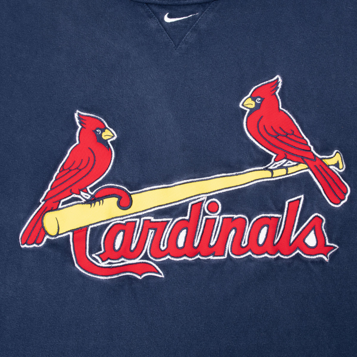 Vintage Mlb St Louis Cardinals Center Swoosh Nike Tee Shirt 1990S Size XL