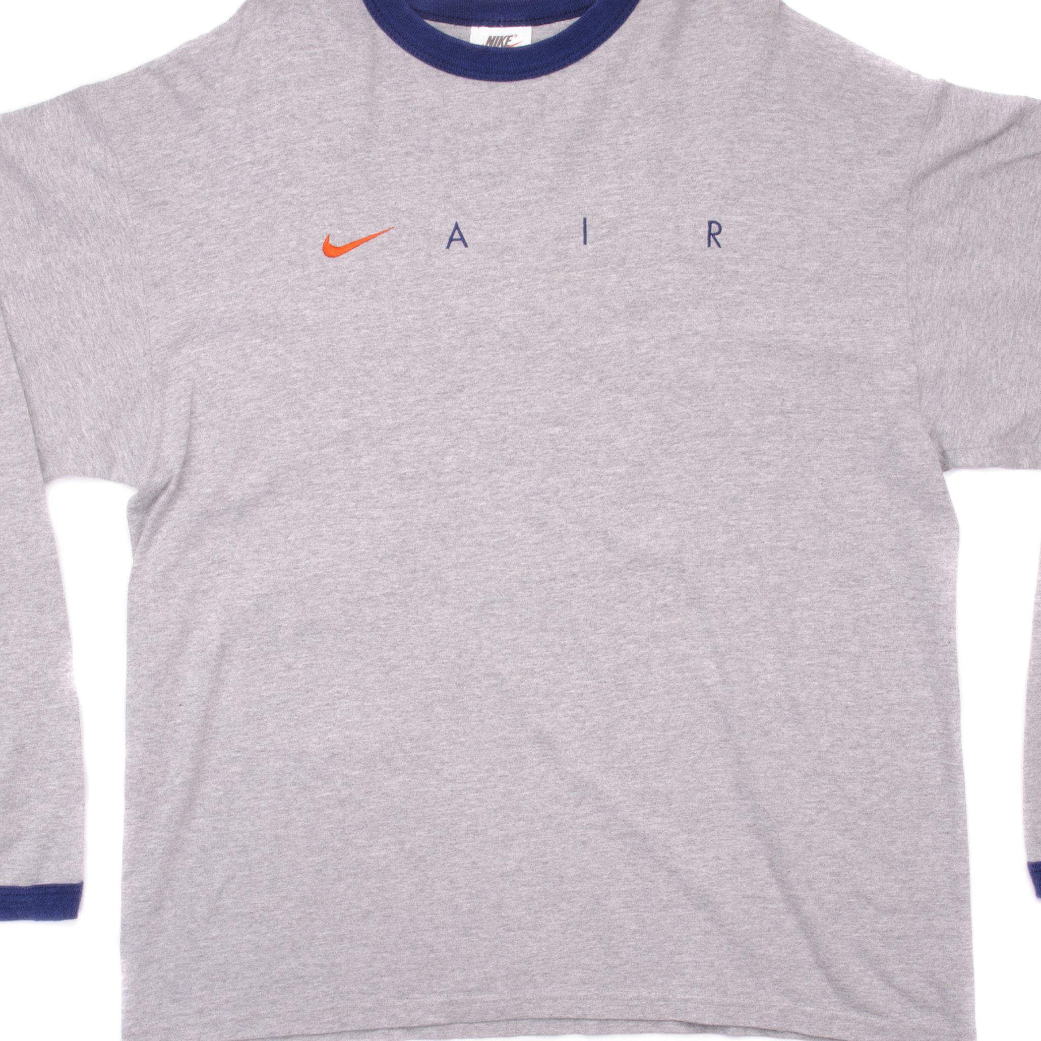 VINTAGE NIKE AIR LONG SLEEVES TEE SHIRT 90S SIZE LARGE MADE IN USA