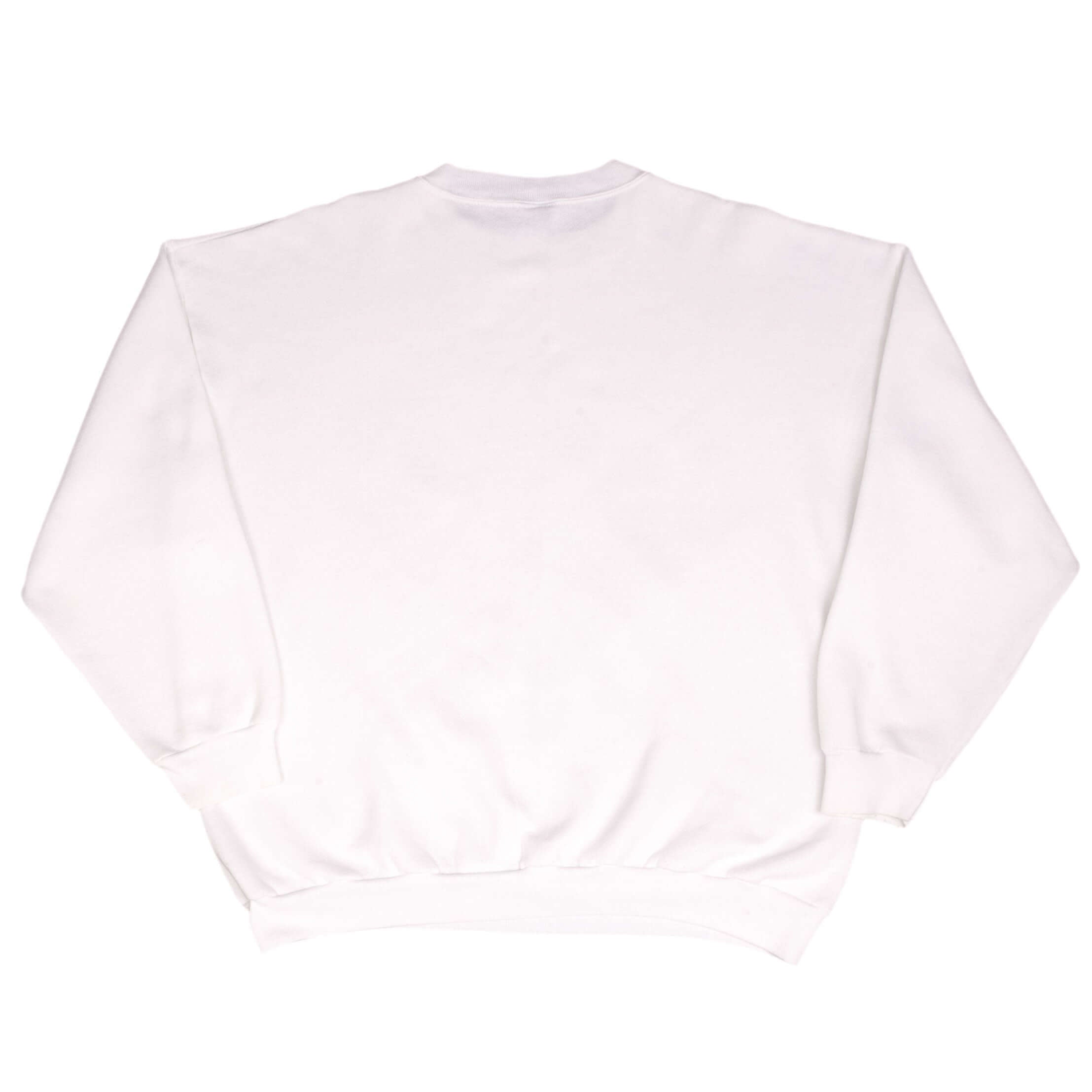 Vintage Disney Mickey And Minnie Mouse 1990S White Sweatshirt Size XL