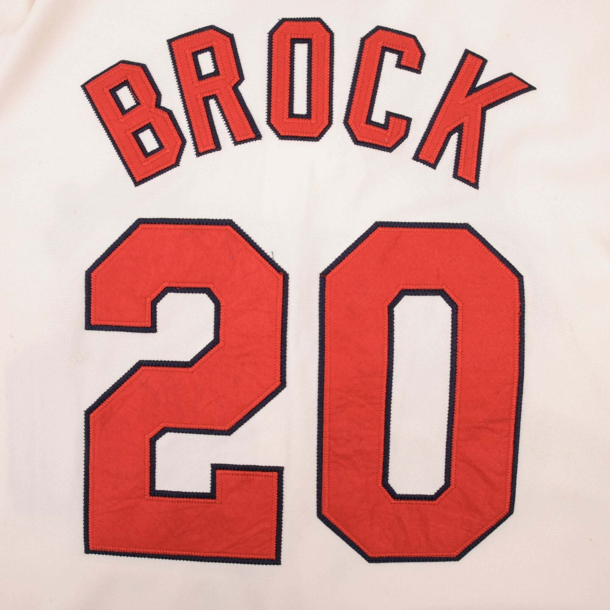 Vintage MLB St Louis Cardinals Lou Brock #20 Mitchell & Ness Coopertown Collection Jersey 1964 Size 52 Deadstock