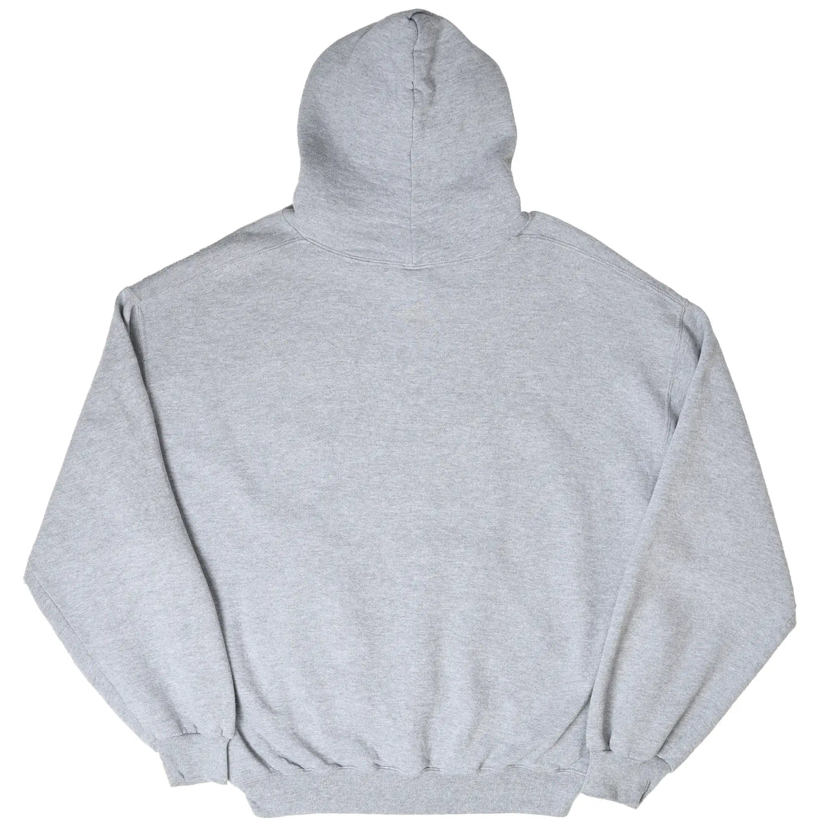 Back of plain gray Oklahoma State hoodie