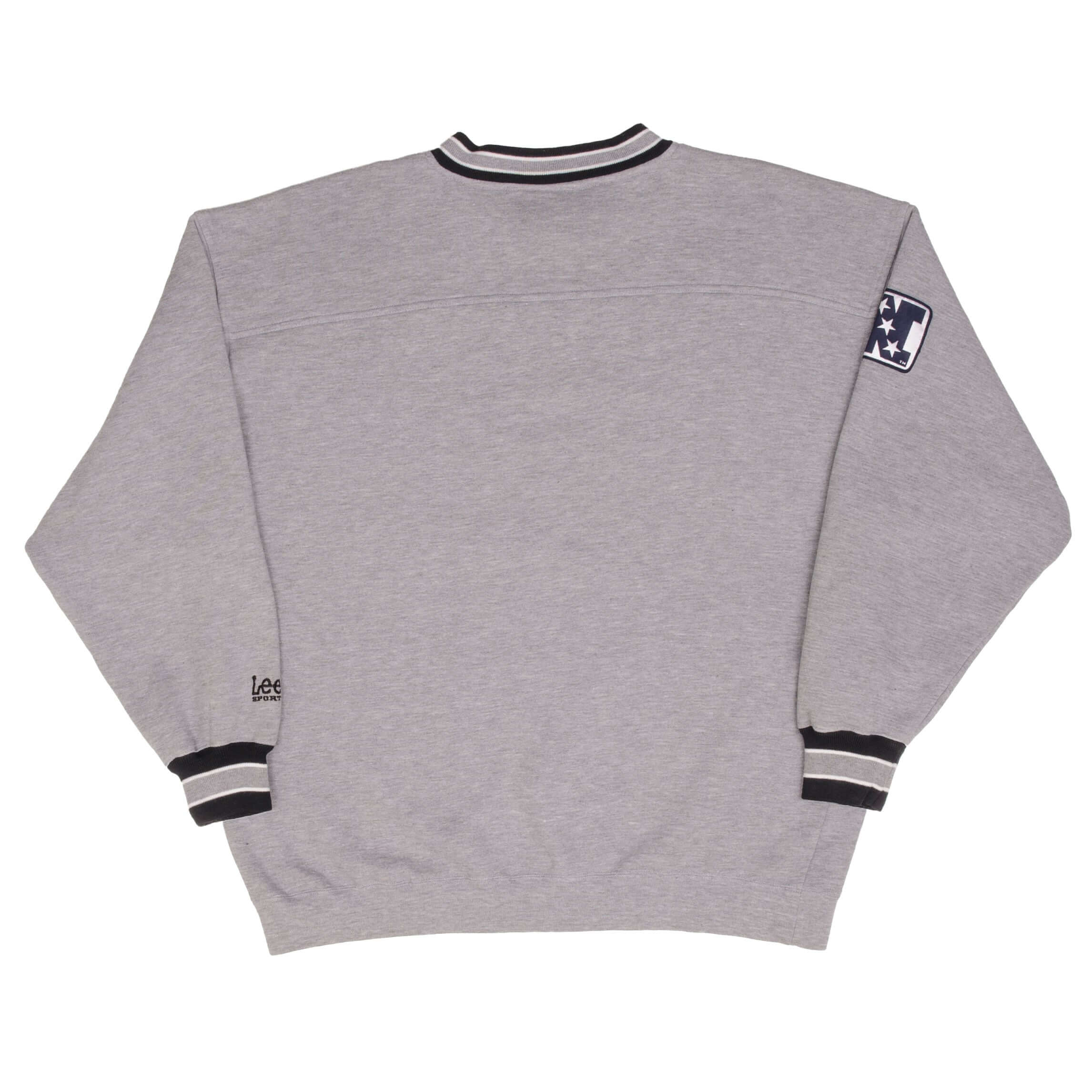 Vintage NFL Carolina Panthers Embroidered 1990S Grey Sweatshirt Size XL