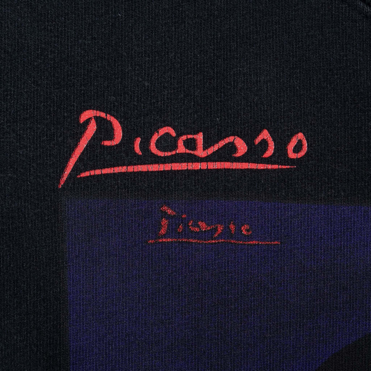 Vintage Pablo Picasso Sweated Woman With Wristwatch Art Tee Shirt 1995 Size Medium Made In Usa