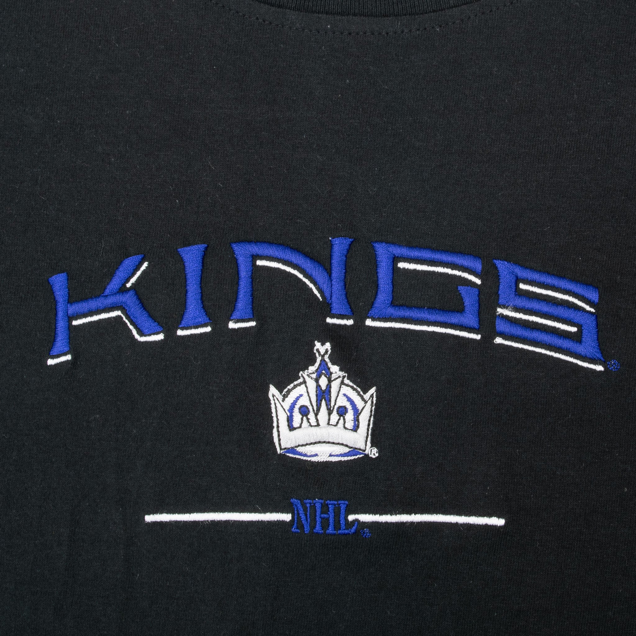 Vintage Nhl Los Angeles Kings Embroidered tee Shirt 1990S Size Large