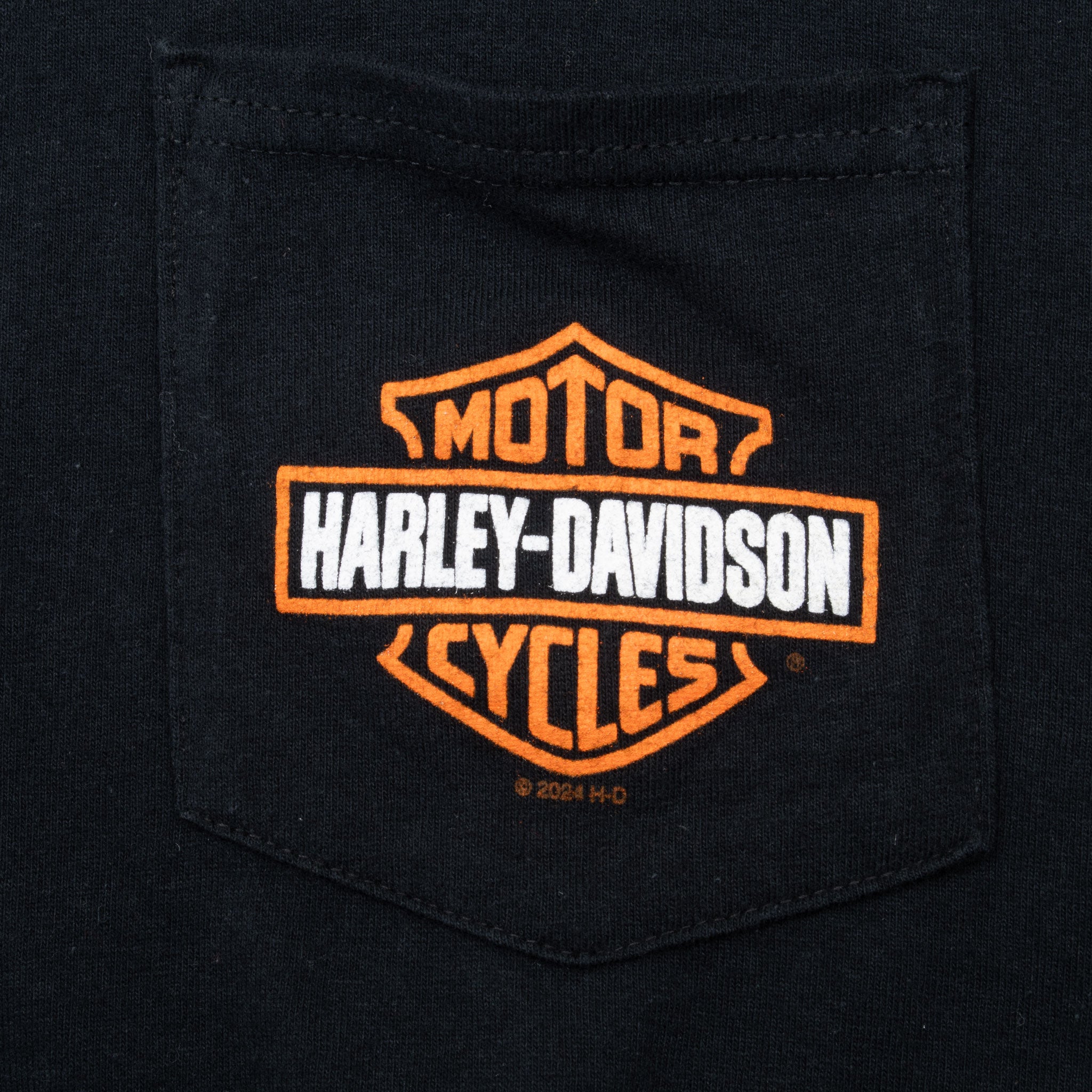 Vintage Harley Davidson Temple Texas Long Sleeve Pocket Tee Shirt Size XL