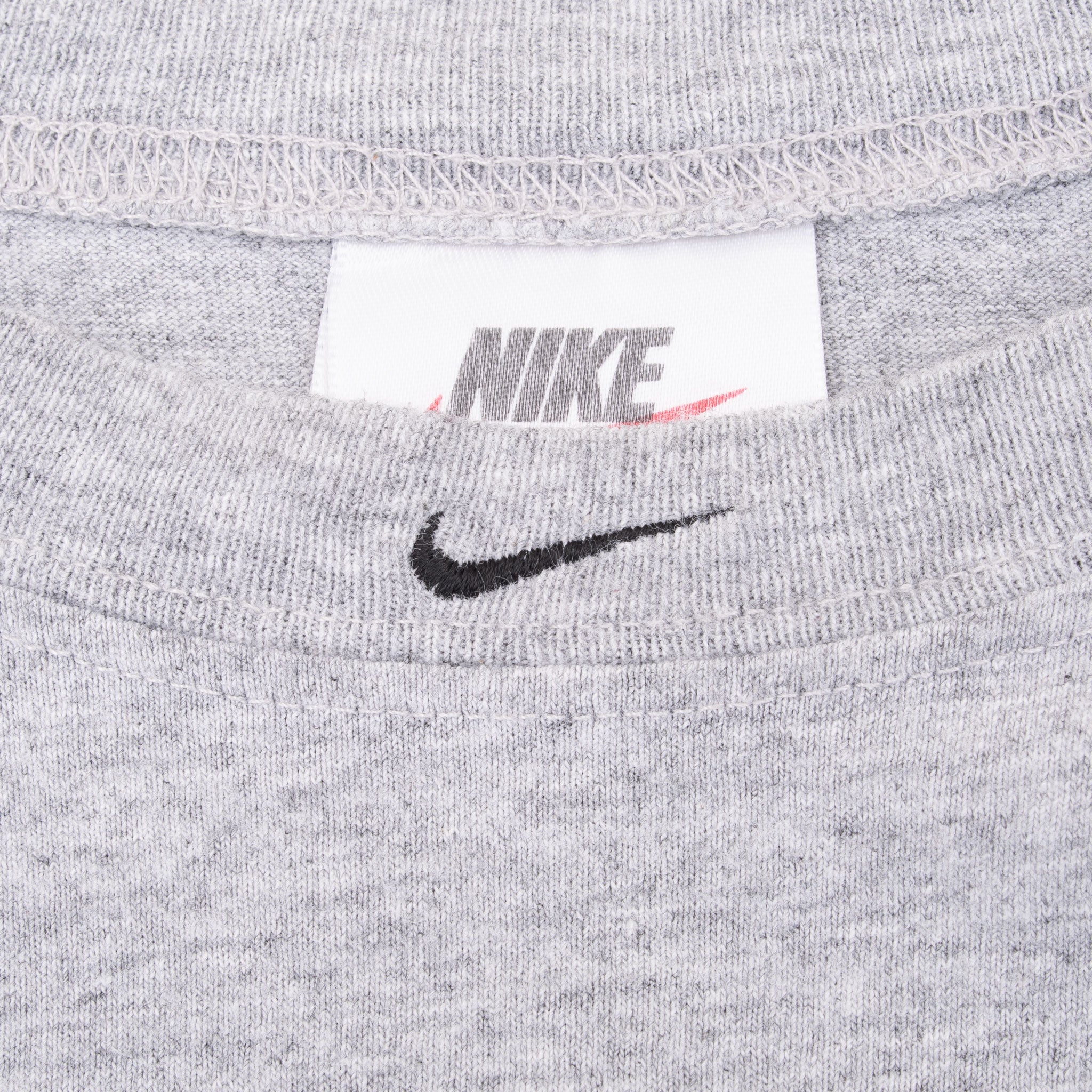 VINTAGE NIKE CENTER SWOOSH GREY TANK TOP TEE SHIRT 1990S XL