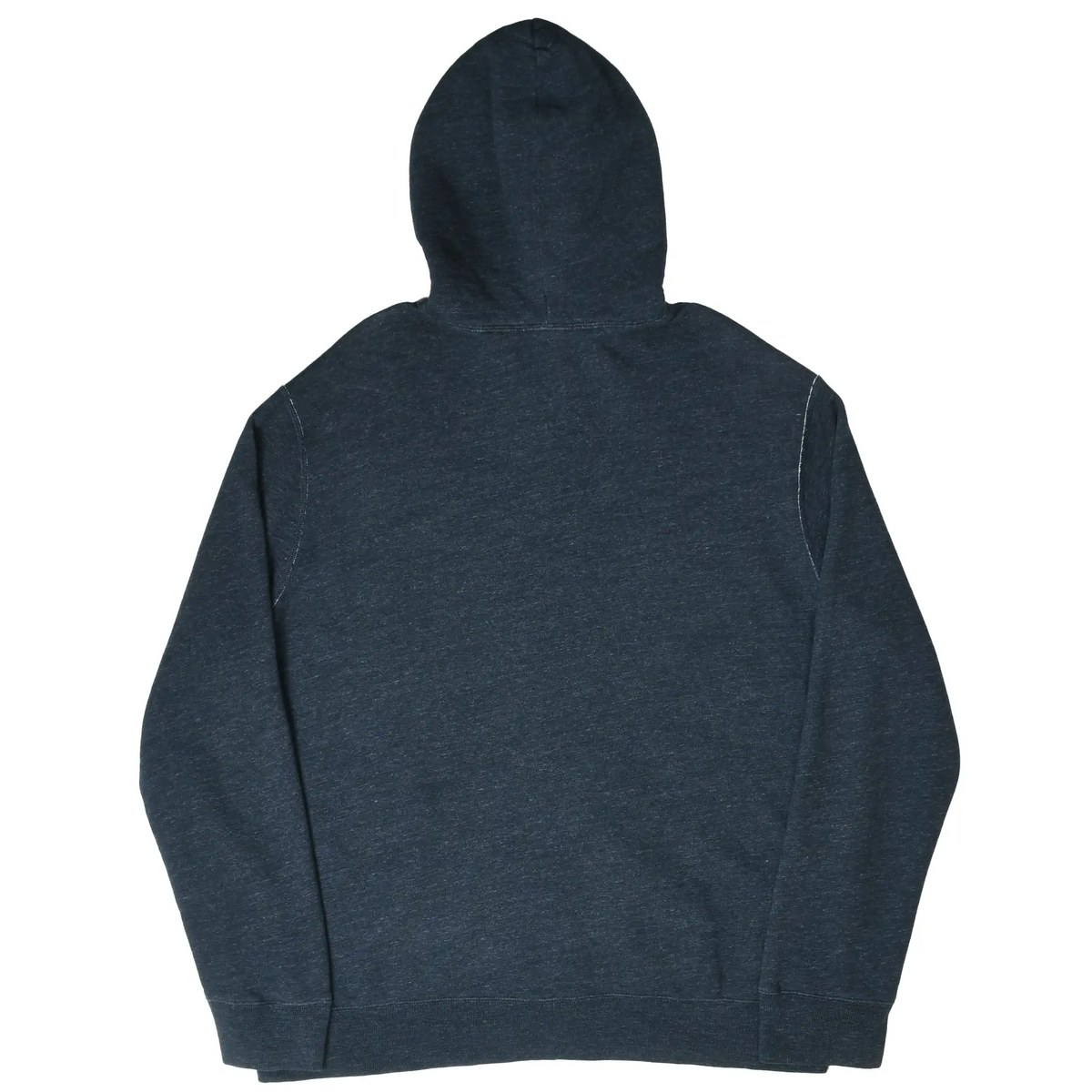 Back of blue Polo Ralph Lauren full-zip hoodie with hood