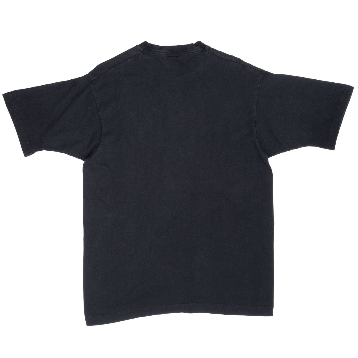 Plain back of black Pittsburgh Penguins short-sleeve T-shirt