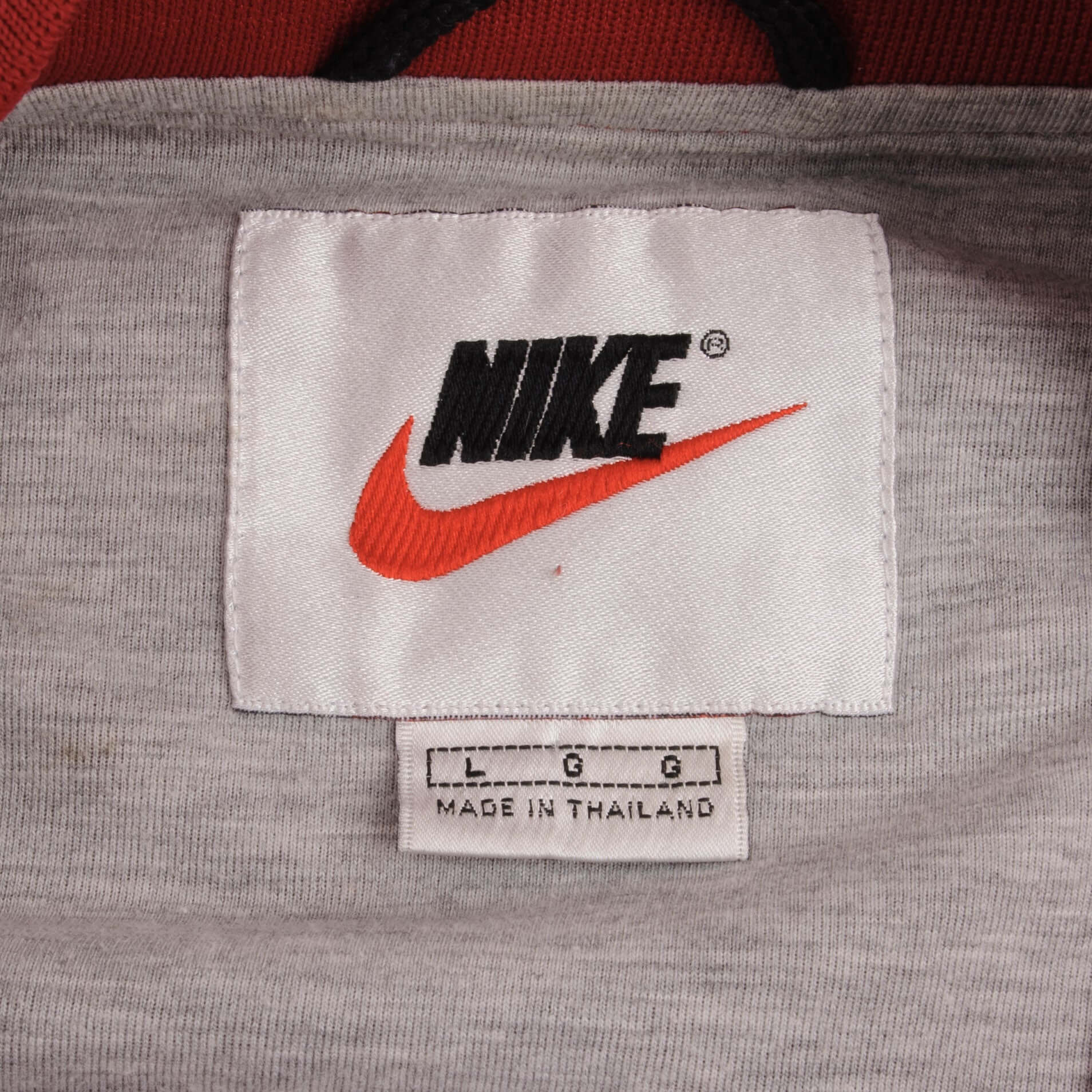 Vintage Nike Windbreaker Red Jacket 1990S Size Large