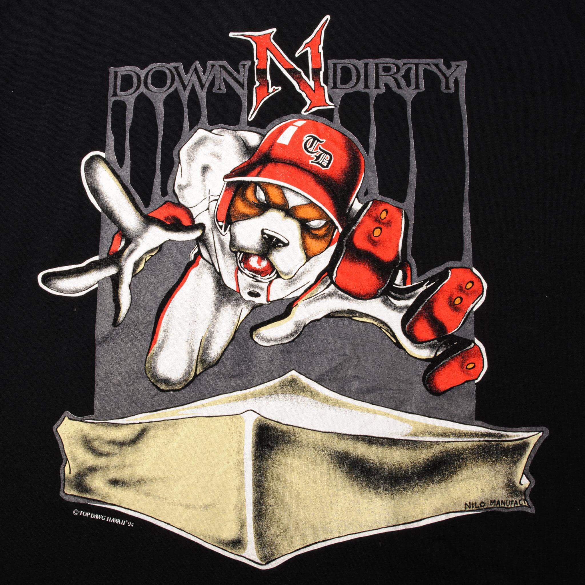 VINTAGE TOP DAWG TEE SHIRT 1994 SIZE XL MADE IN USA