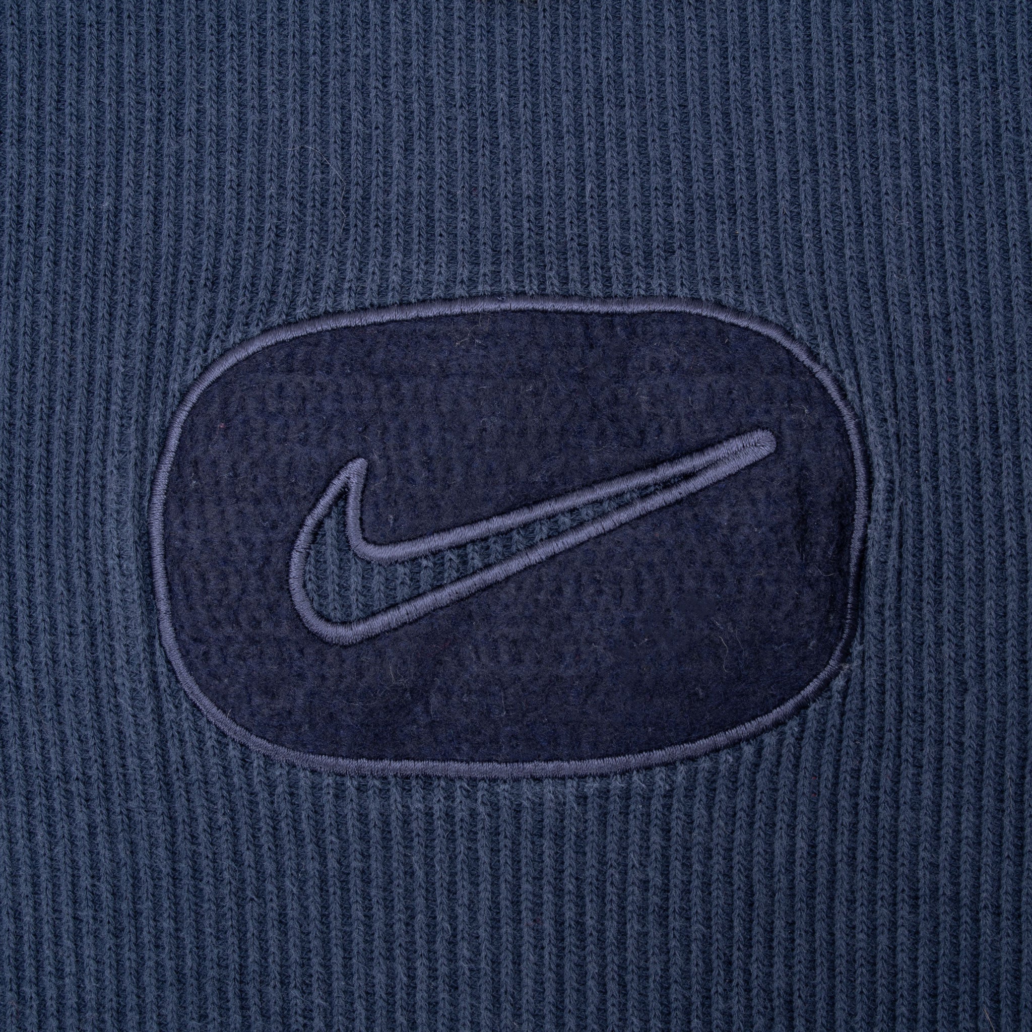 Vintage Nike Big Swoosh Navy Blue Sweatshirt 2000S Size 2XL
