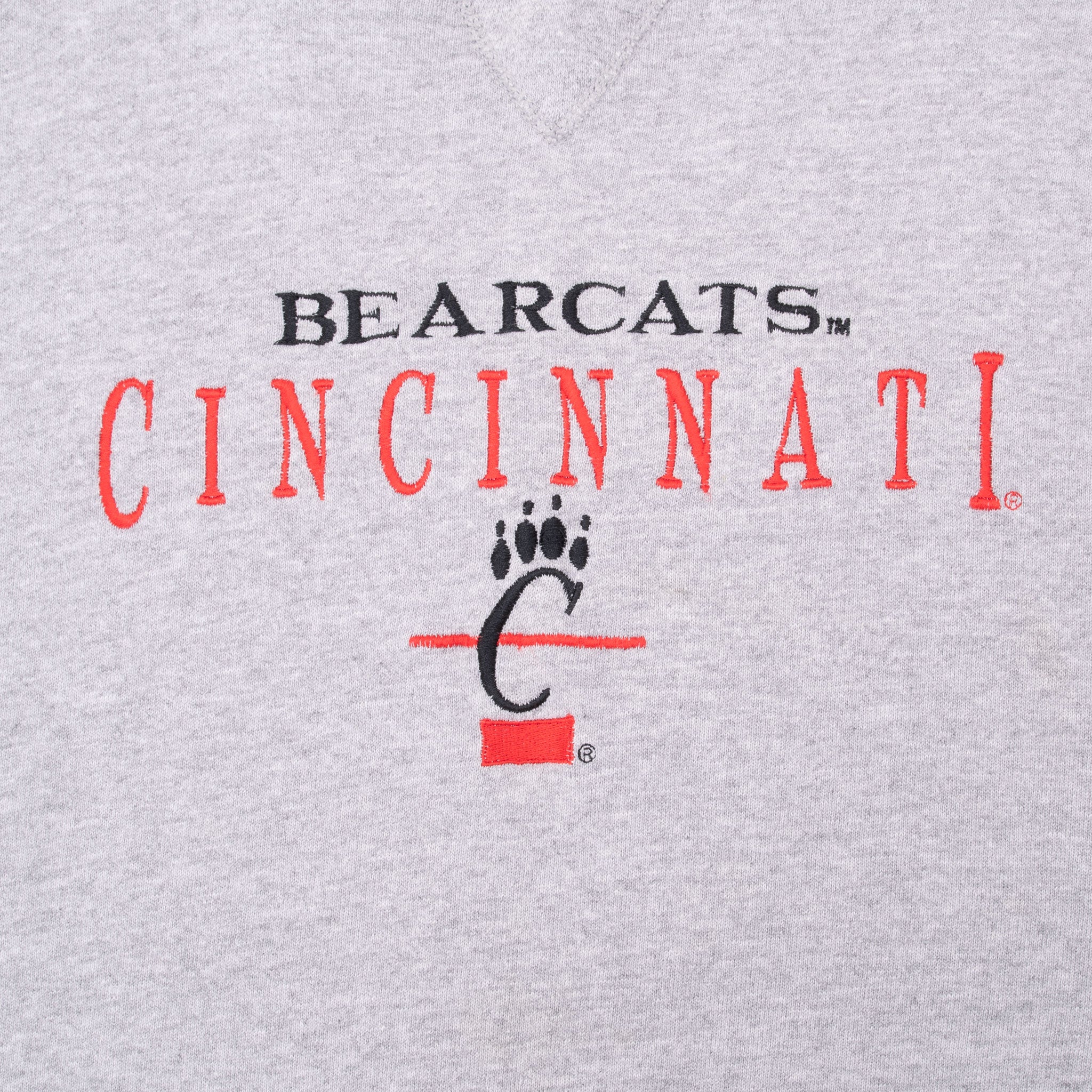 Vintage Ncaa Cincinnati Bearcats Embroidered Puma Sweatshirt 1990S Size XL