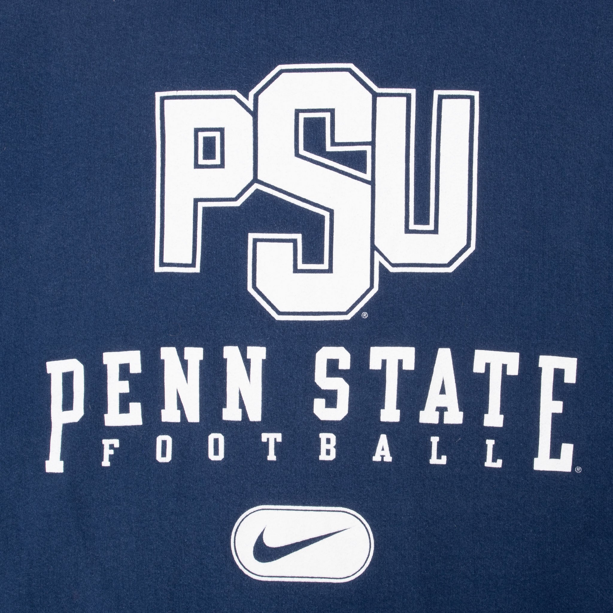 Vintage Nike Ncaa Penn State Blue Crewneck Sweatshirt 1990S Size XL Made In Usa