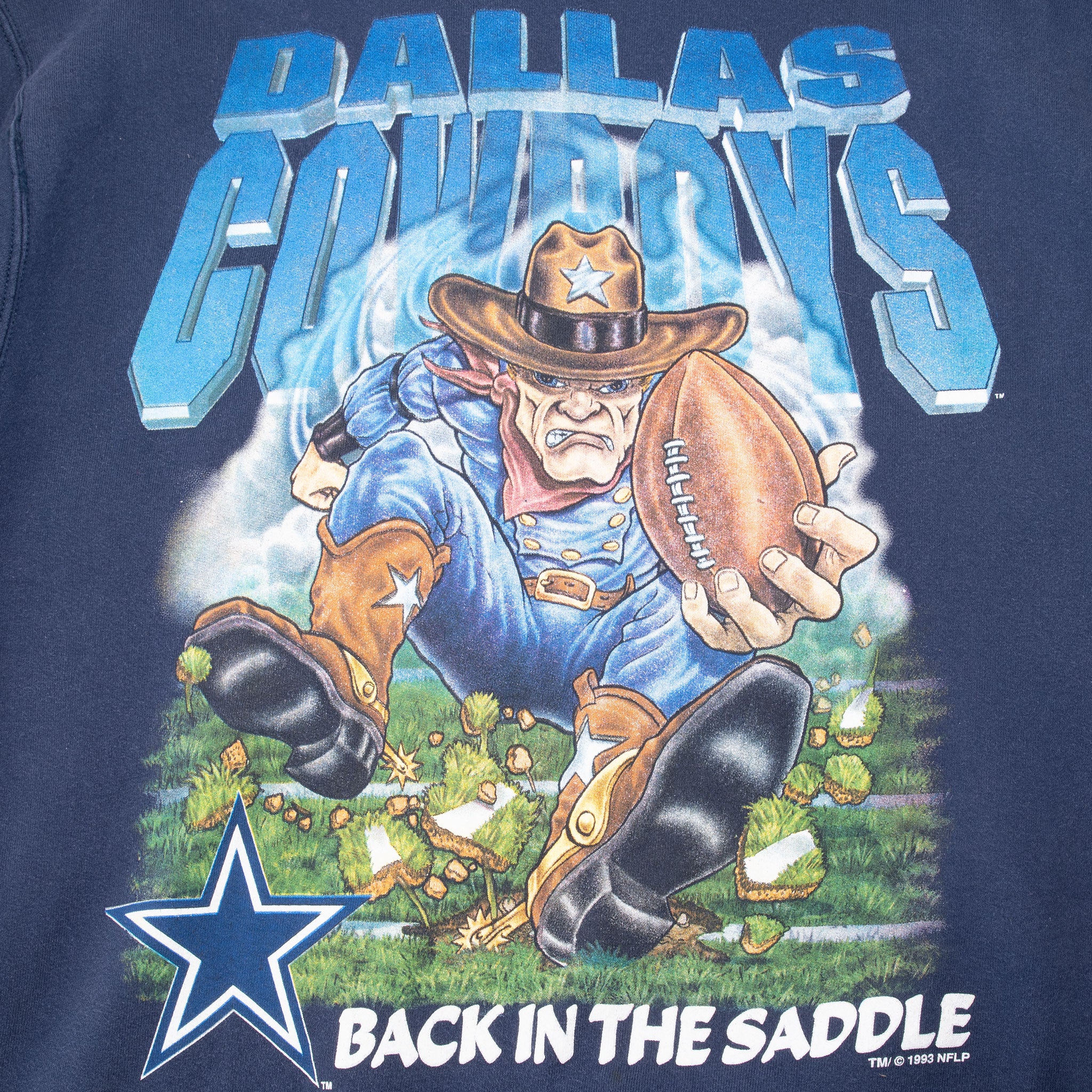 Vintage Nfl Dallas Cowboys 1993 Sweatshirt Size XL Made In Usa