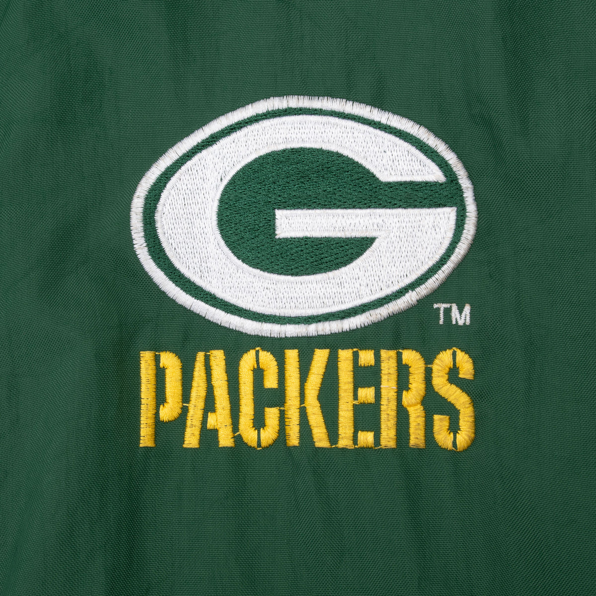 Vintage Nfl Green Bay Packers Heavy Windbreaker Starter Jacket 1990S Size Medium