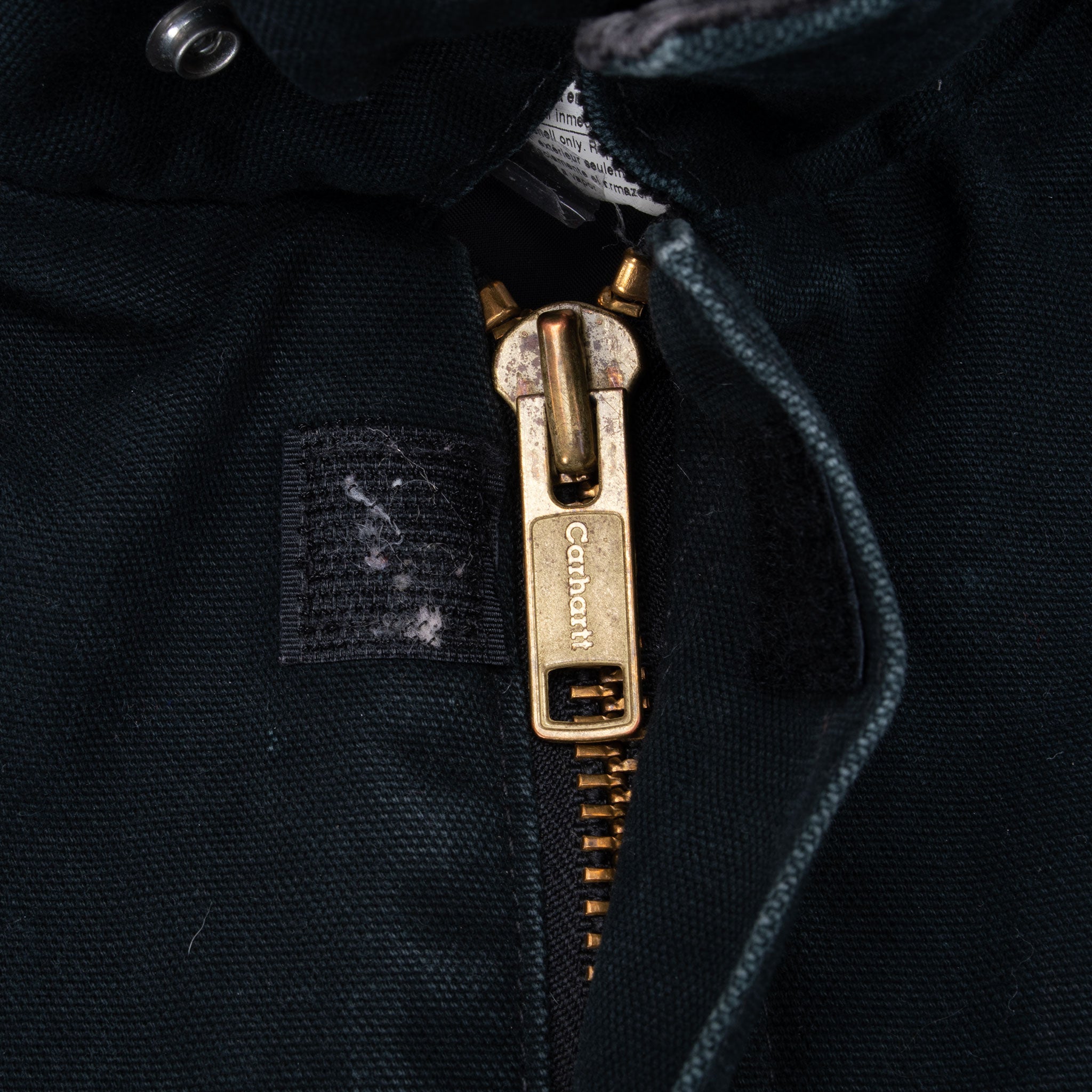 Vintage Carhartt Traditional Arctic Quilt Lined Jacket C03BLK 2000S Size 36 Made In Usa