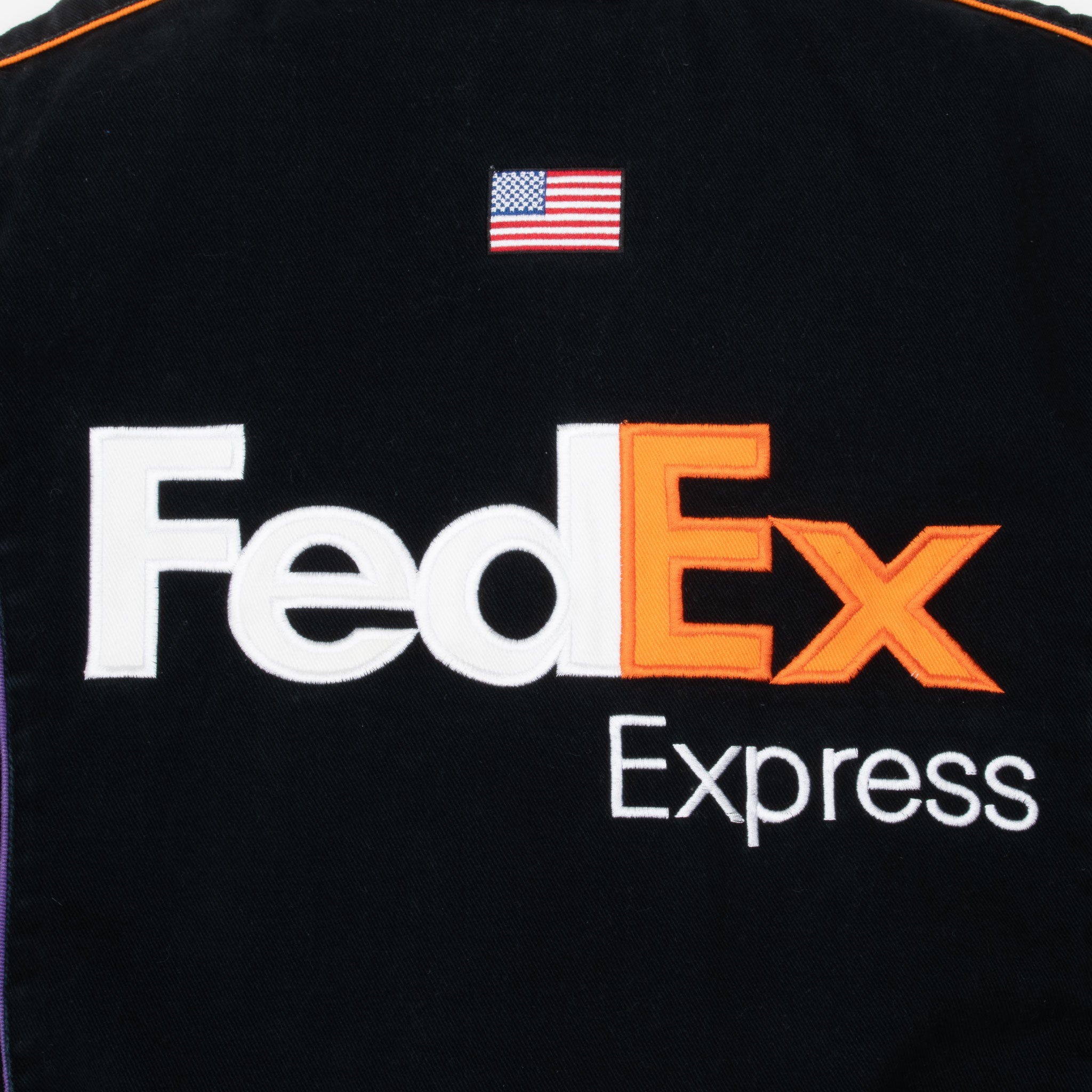 Vintage Nascar Danny Hamlin Fedex Racing Jeff Hamilton Jacket 2000S Size Large