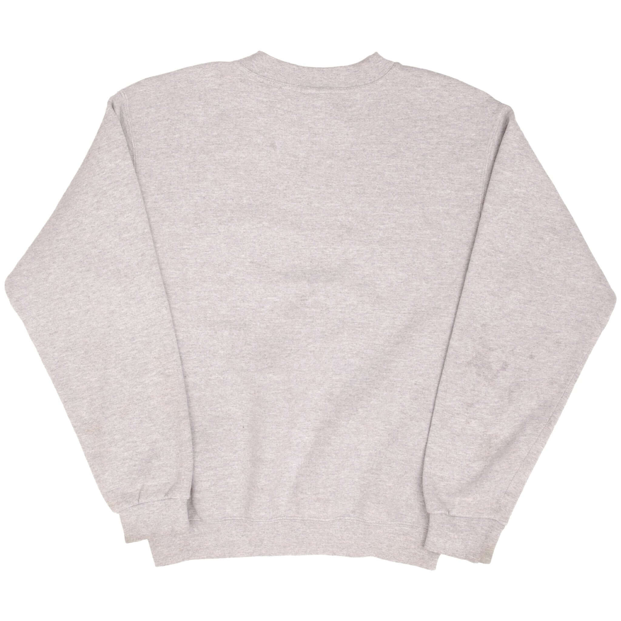 Vintage Nike Swoosh Gray Crewneck Sweatshirt 1990S Size Small