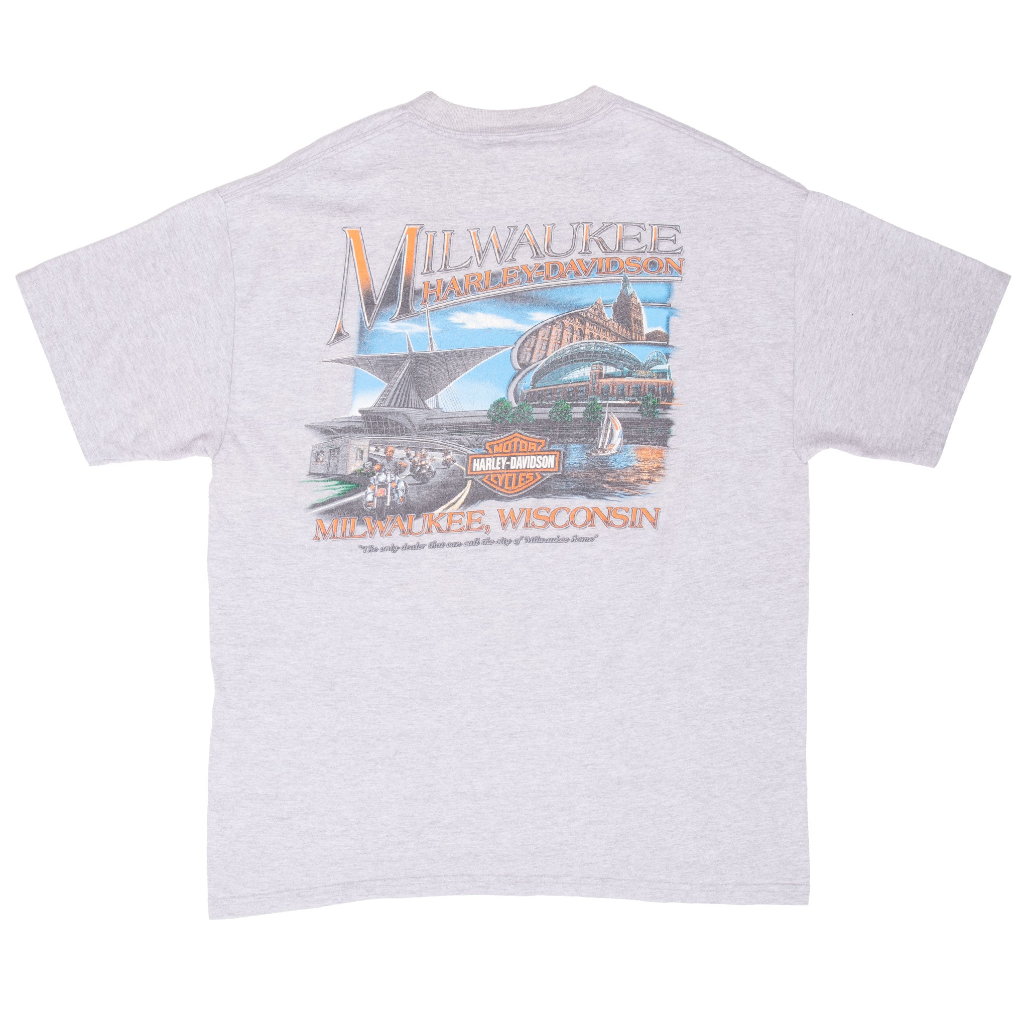 Vintage Harley Davidson 105 Years Anniversary Milwaukee Wisconsin Tee Shirt 2008 Size Large