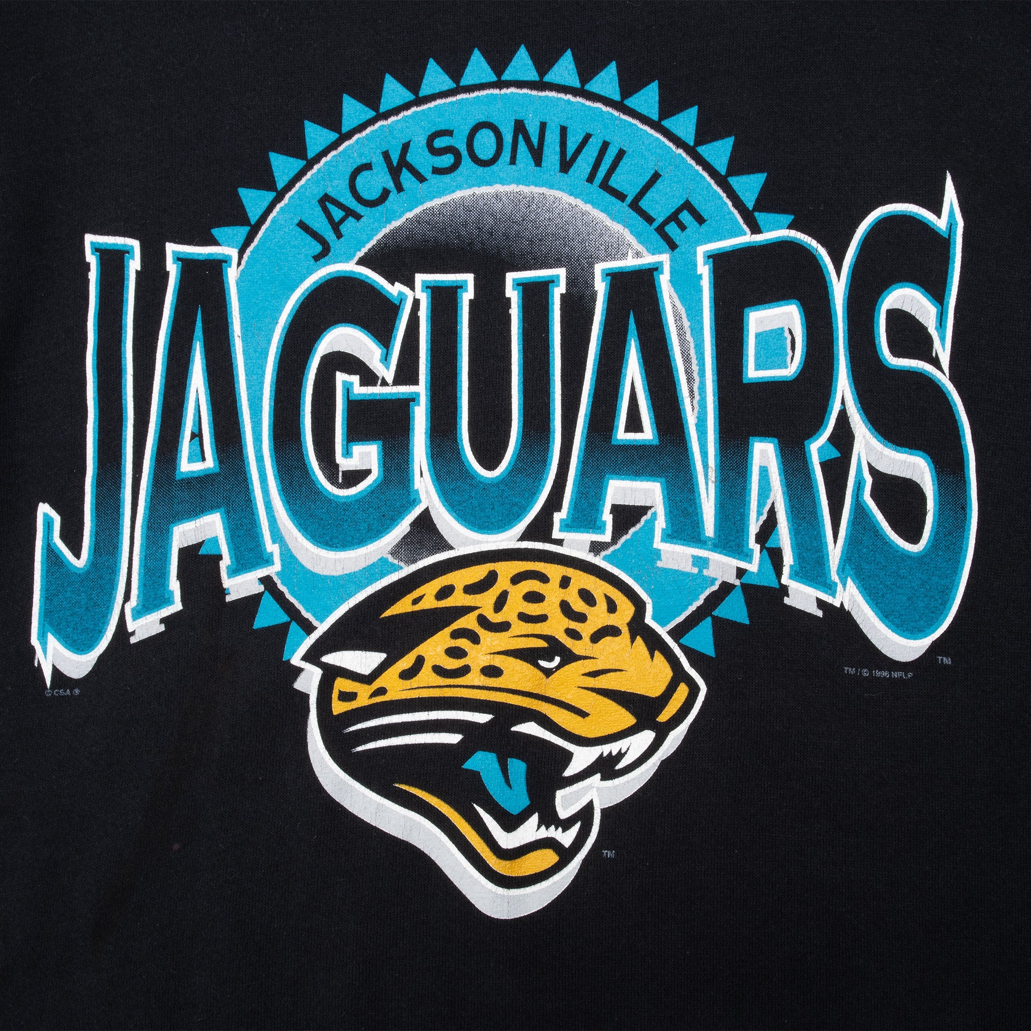 Vintage Nfl Jacksonville Jaguars 1995 Sweatshirt Size Medium Made In Usa