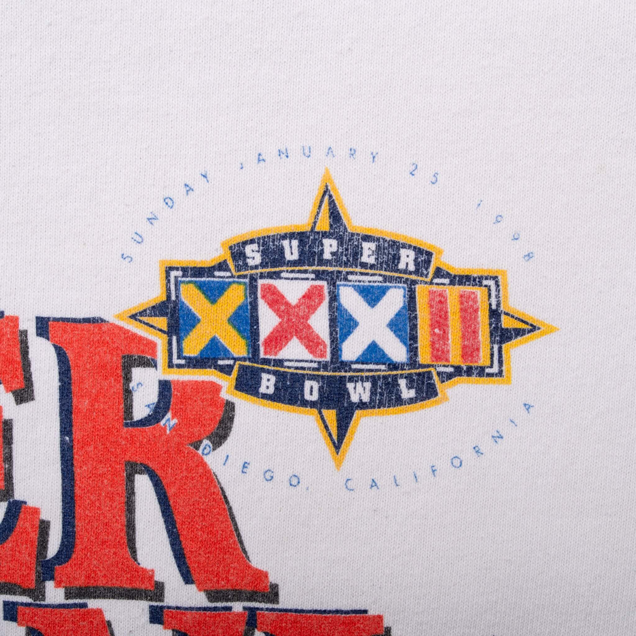 Vintage Nfl Denver Broncos Super Bowl Xxxii Champions 1998 Sweatshirt Size XL