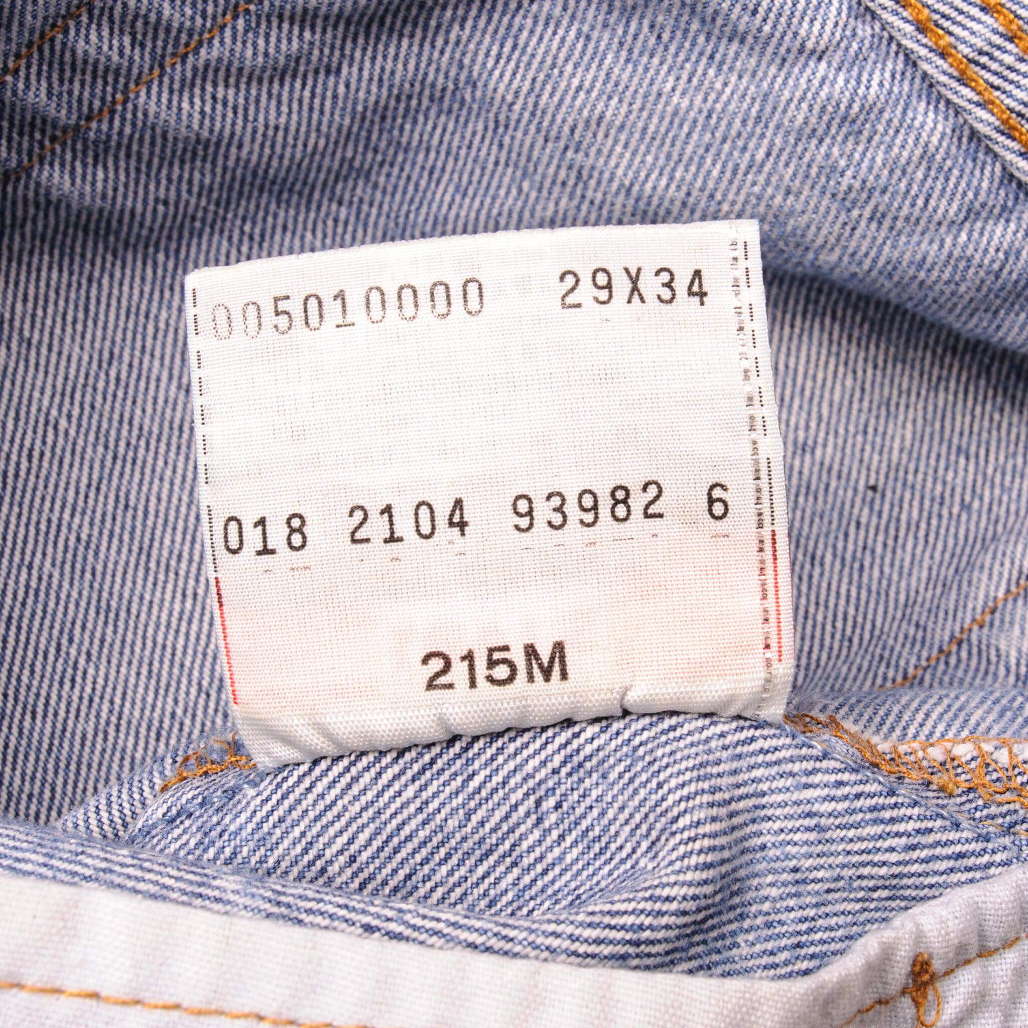 VINTAGE LEVIS 501 JEANS INDIGO SIZE W27 L29 MADE IN USA