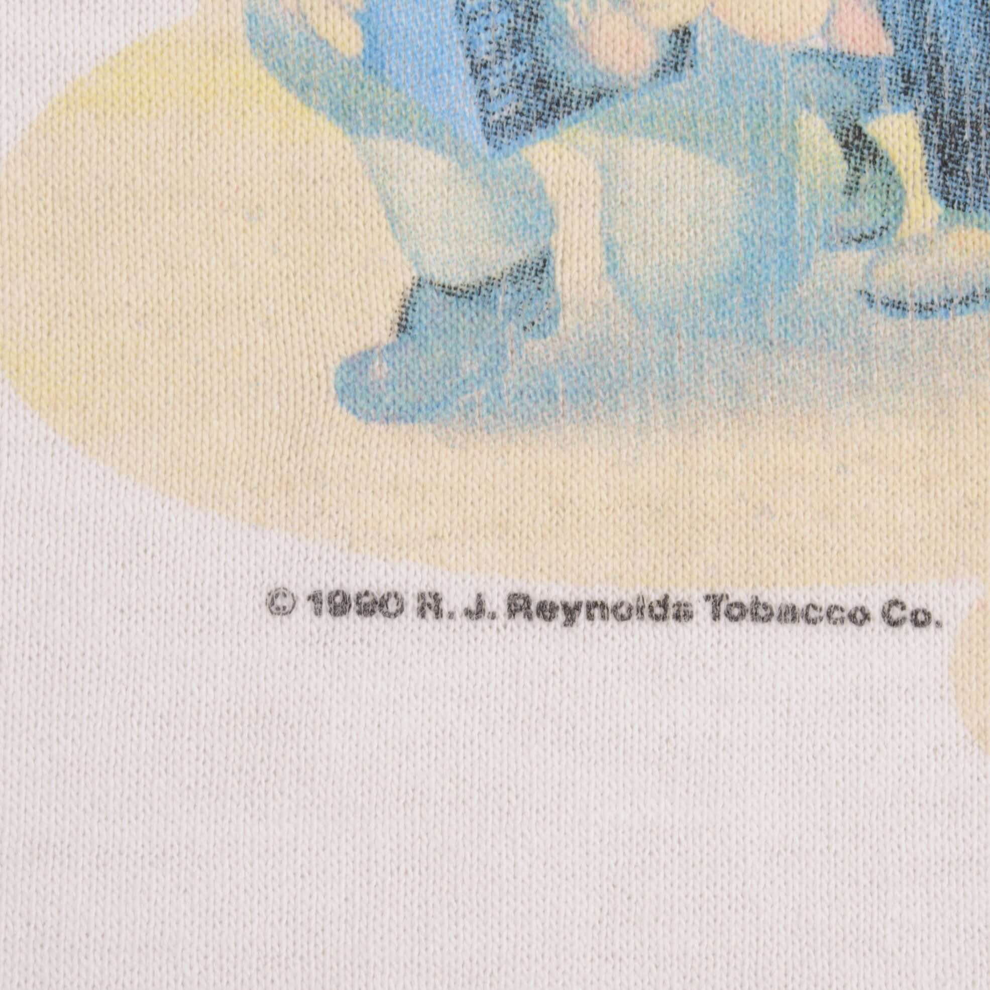 Vintage Joe's Pack Of Camel Pocket Tee Shirt 1990S Size Large Made In Usa With Single Stitch Sleeves