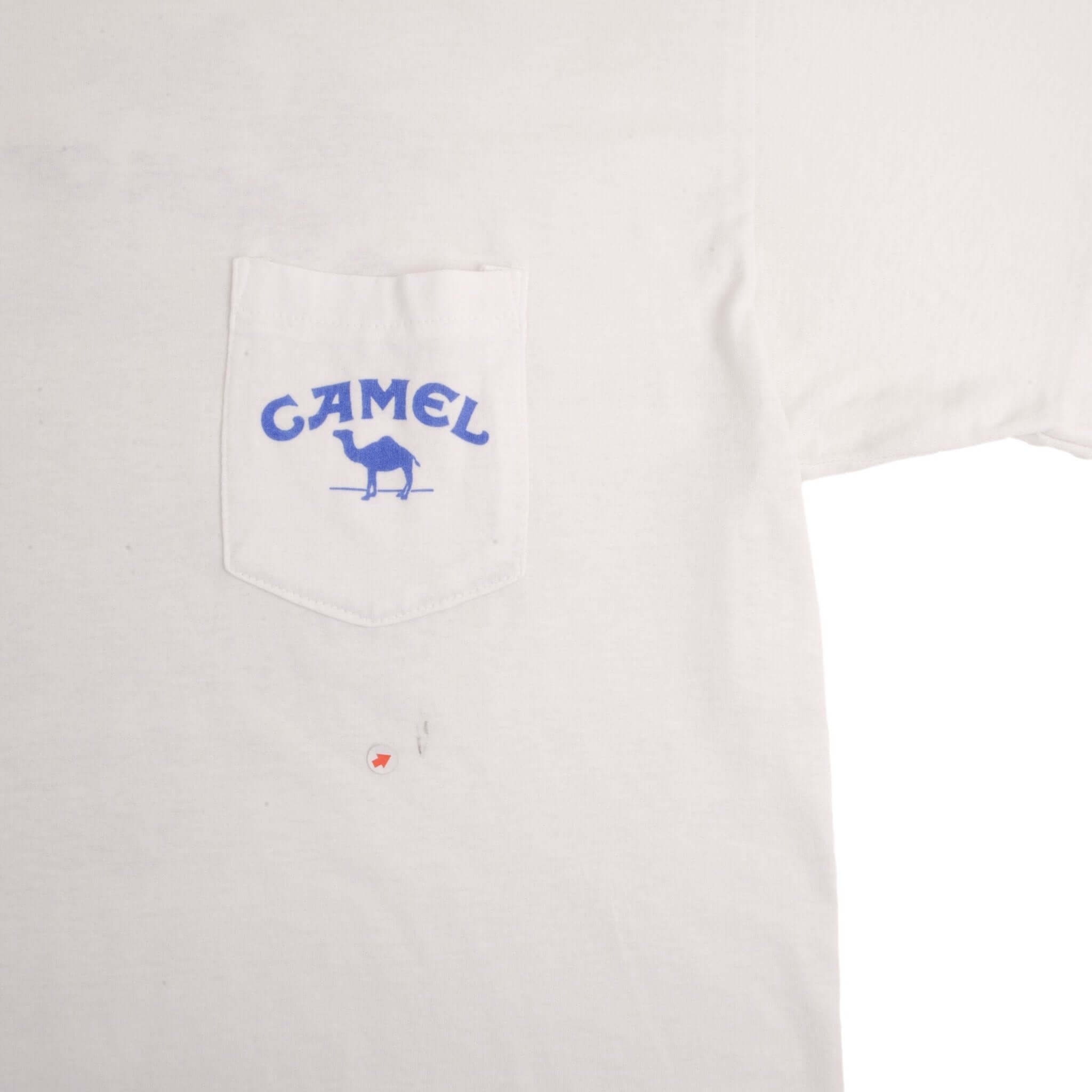 VINTAGE JOE'S PACK OF CAMEL POCKET TEE SHIRT 1990S SIZE LARGE MADE IN USA