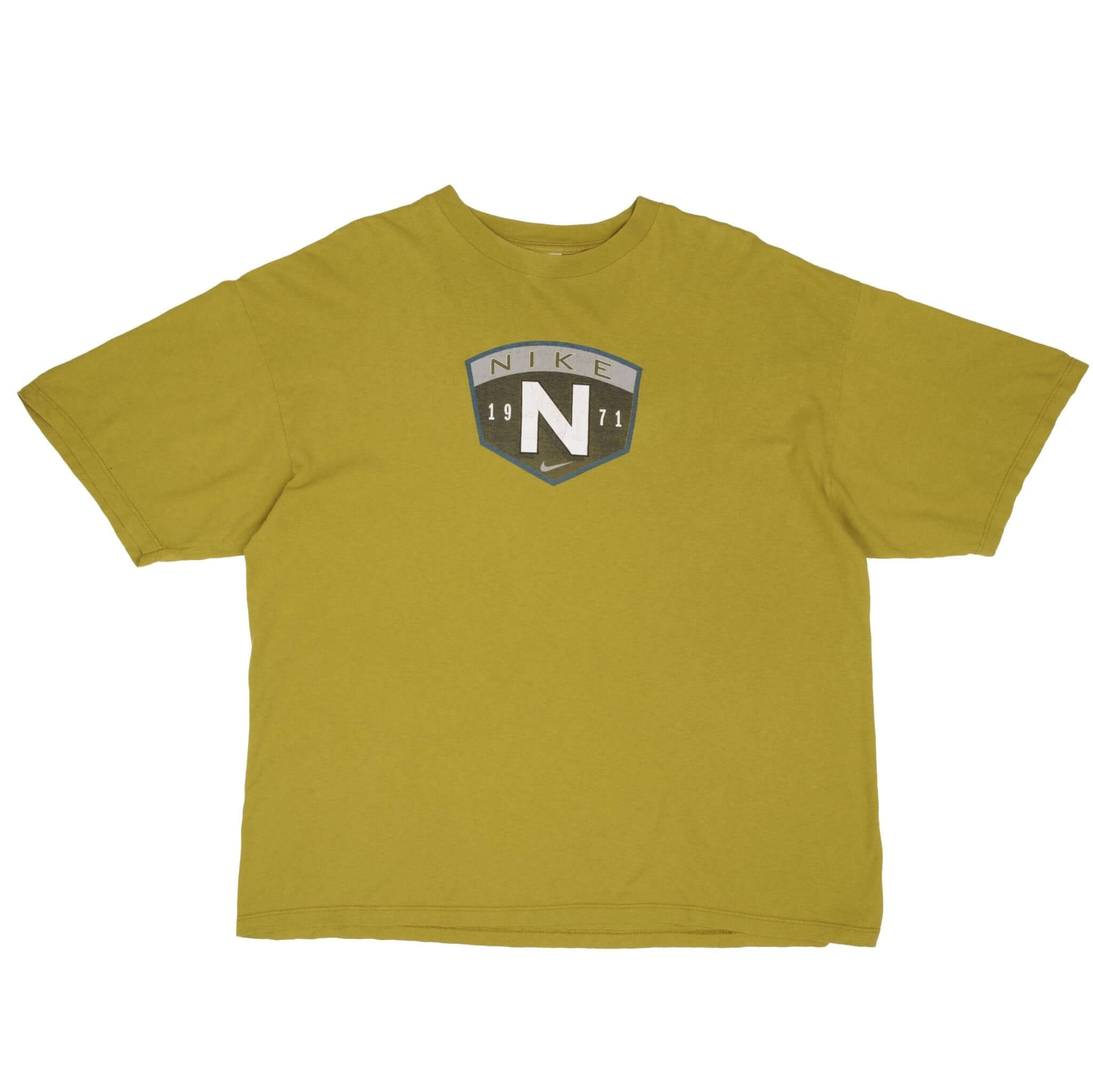 Vintage Nike Swoosh EST 1971 Tee Shirt Size 1990s Size XL Made In USA