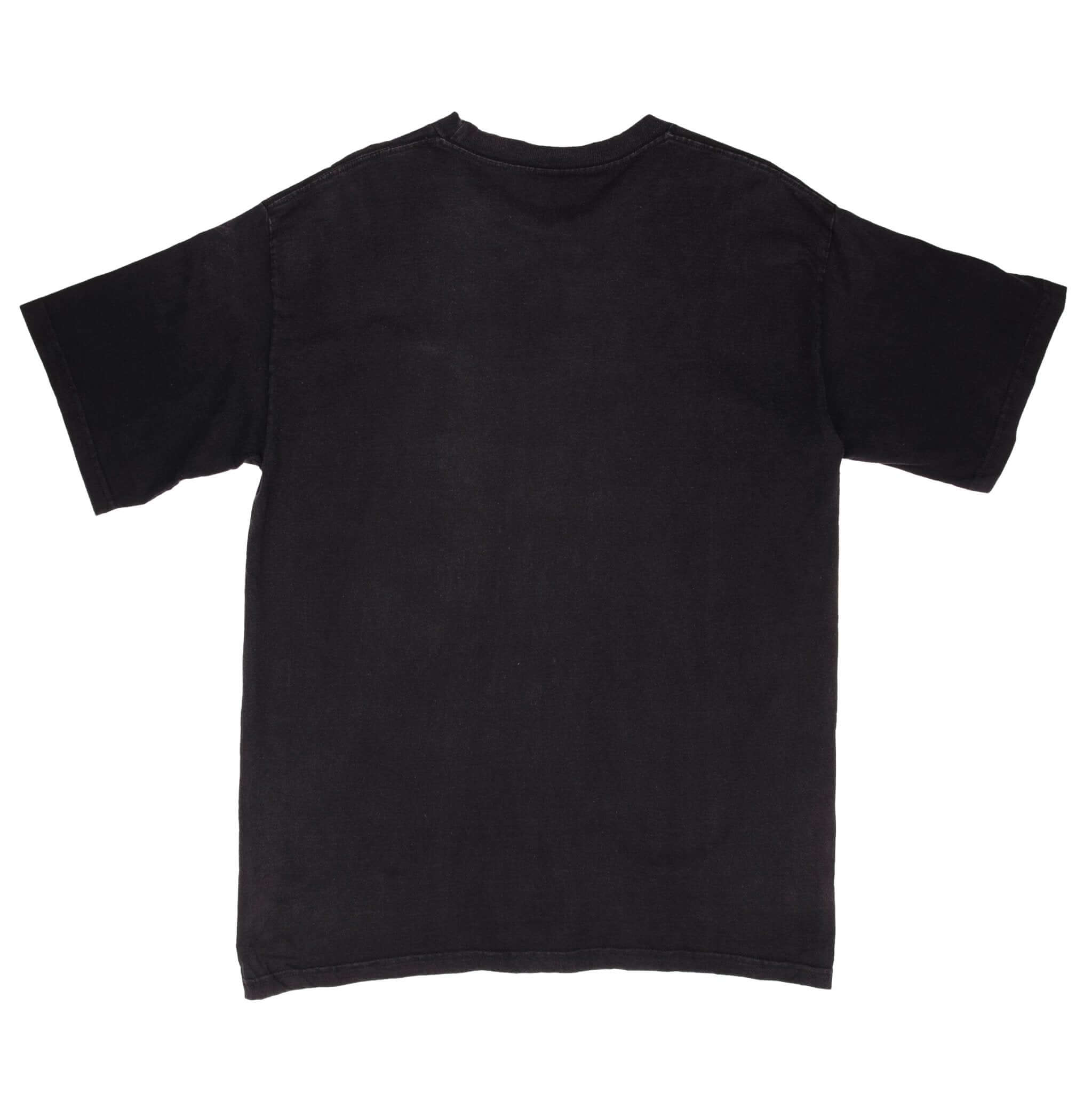 Vintage Nike Classic Swoosh Black Tee Shirt Size 1990s Size Large Made In USA