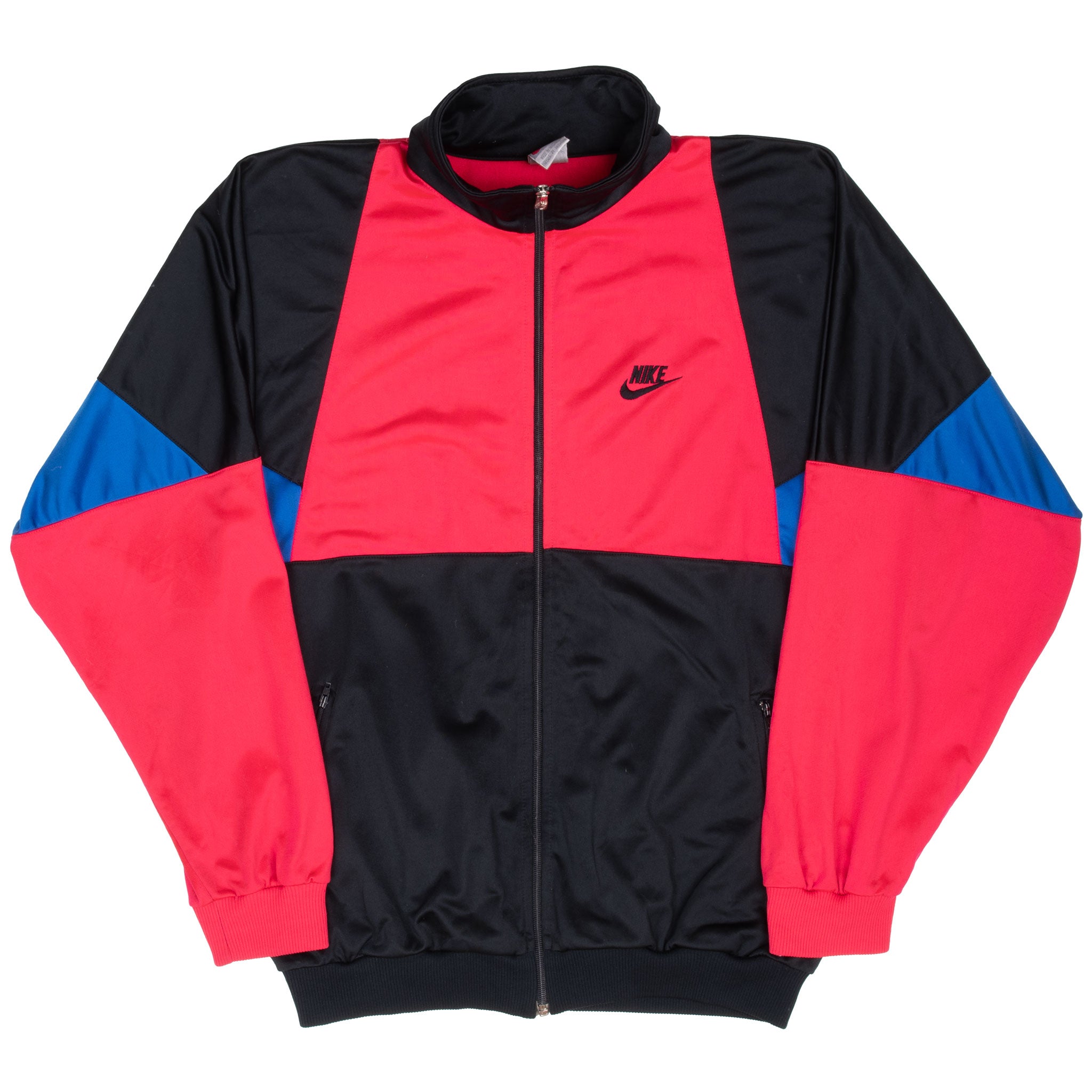 Vintage Nike Swoosh Neon Pink Track Suit Jacket Late 1980S Size Medium