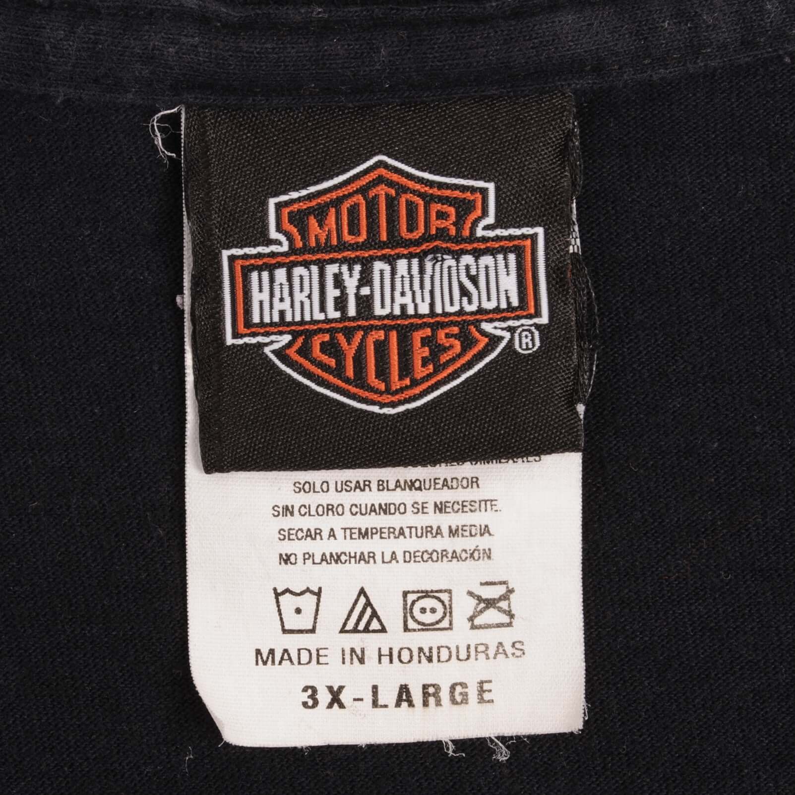 Vintage Harley Davidson Upper Sandusky Oh Tee Shirt Size 3XL
