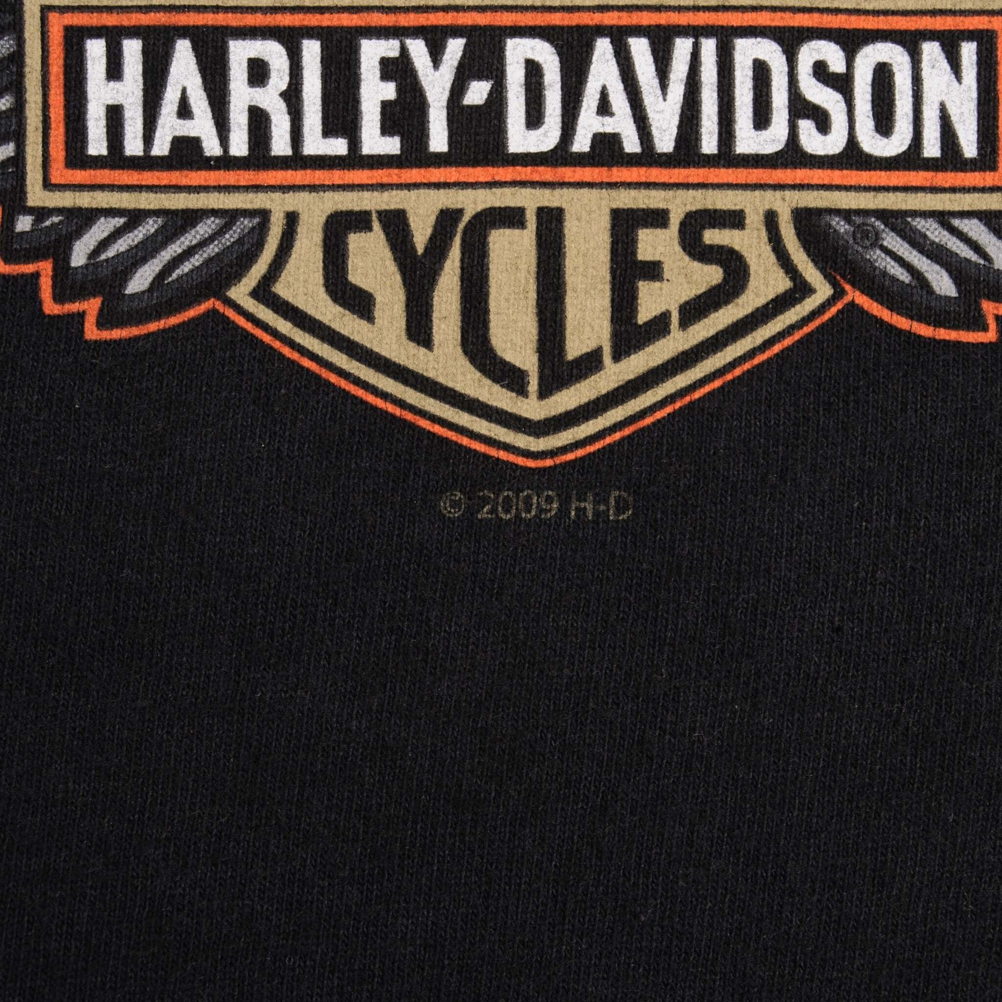 Vintage Harley Davidson Upper Sandusky Oh Tee Shirt Size 3XL