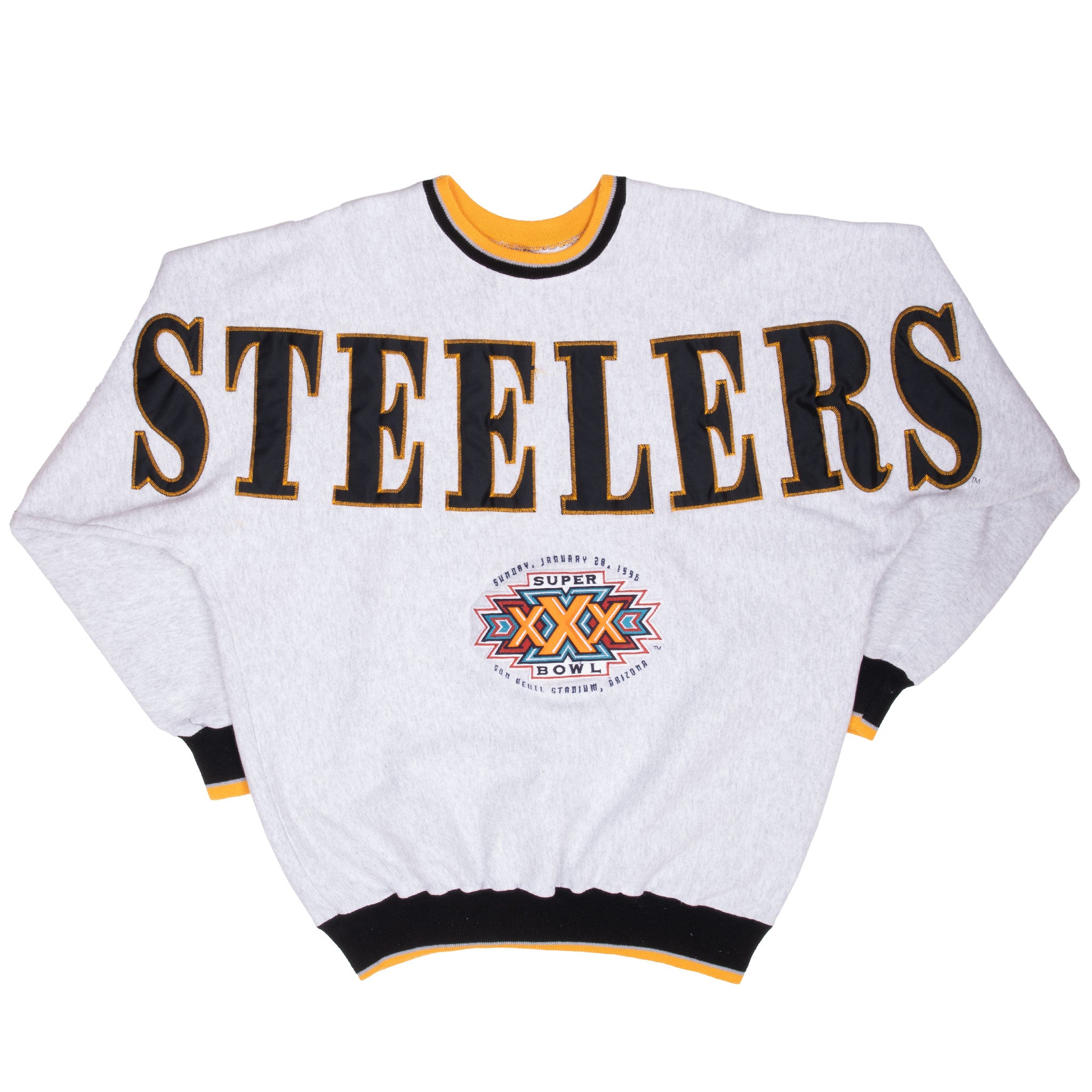 VINTAGE NFL STEELERS LEGENDS ATHLETIC SWEATSHIRT 1996 XL MADE IN USA