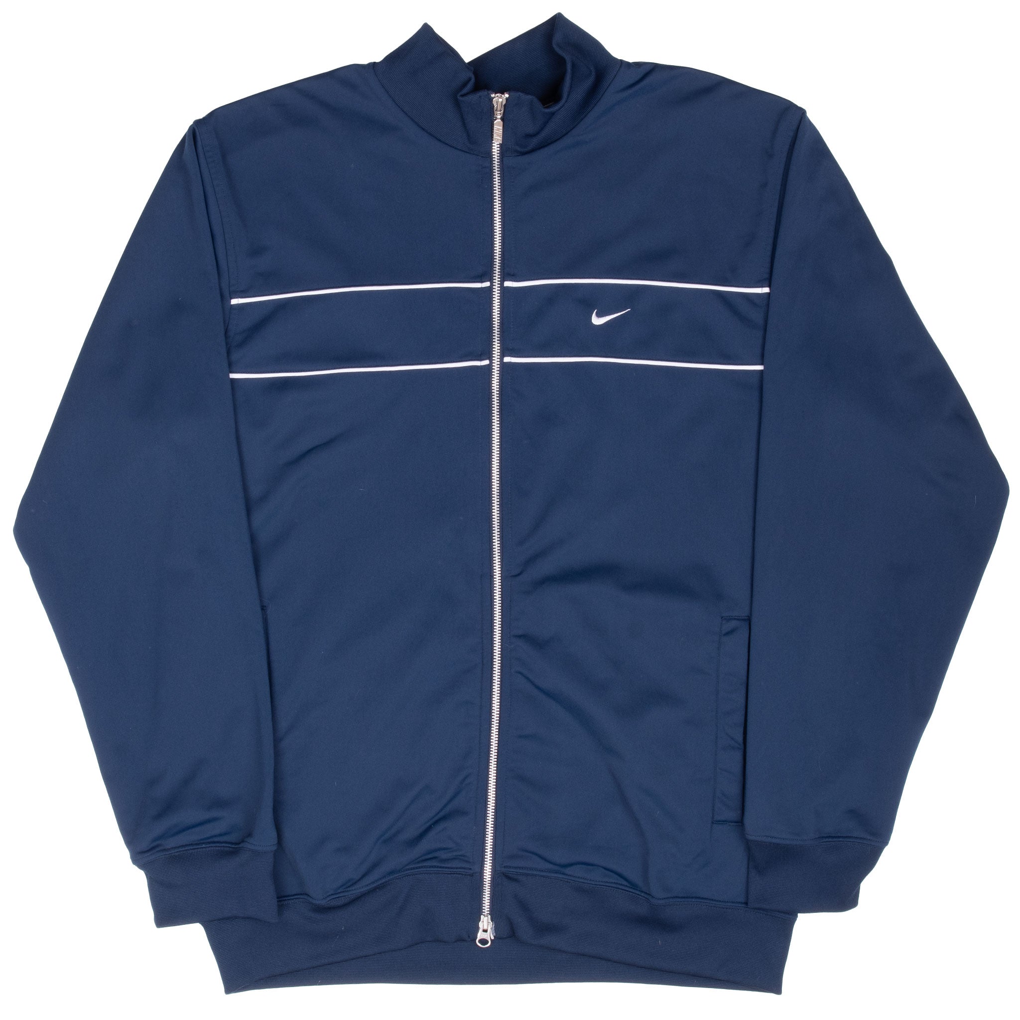 Vintage Nike Classic Blue Track Jacket 2000S Size Large